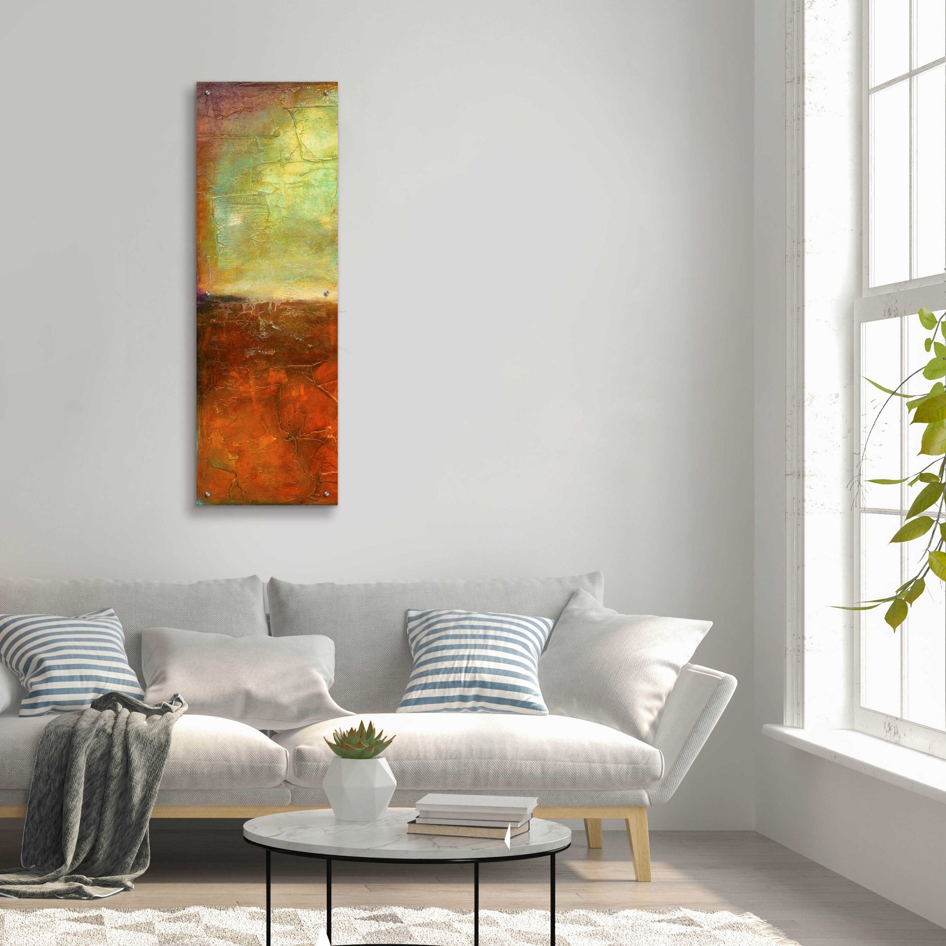 Epic Art 'Unfiltered I' by Erin Ashley, Acrylic Glass Wall Art,16x48