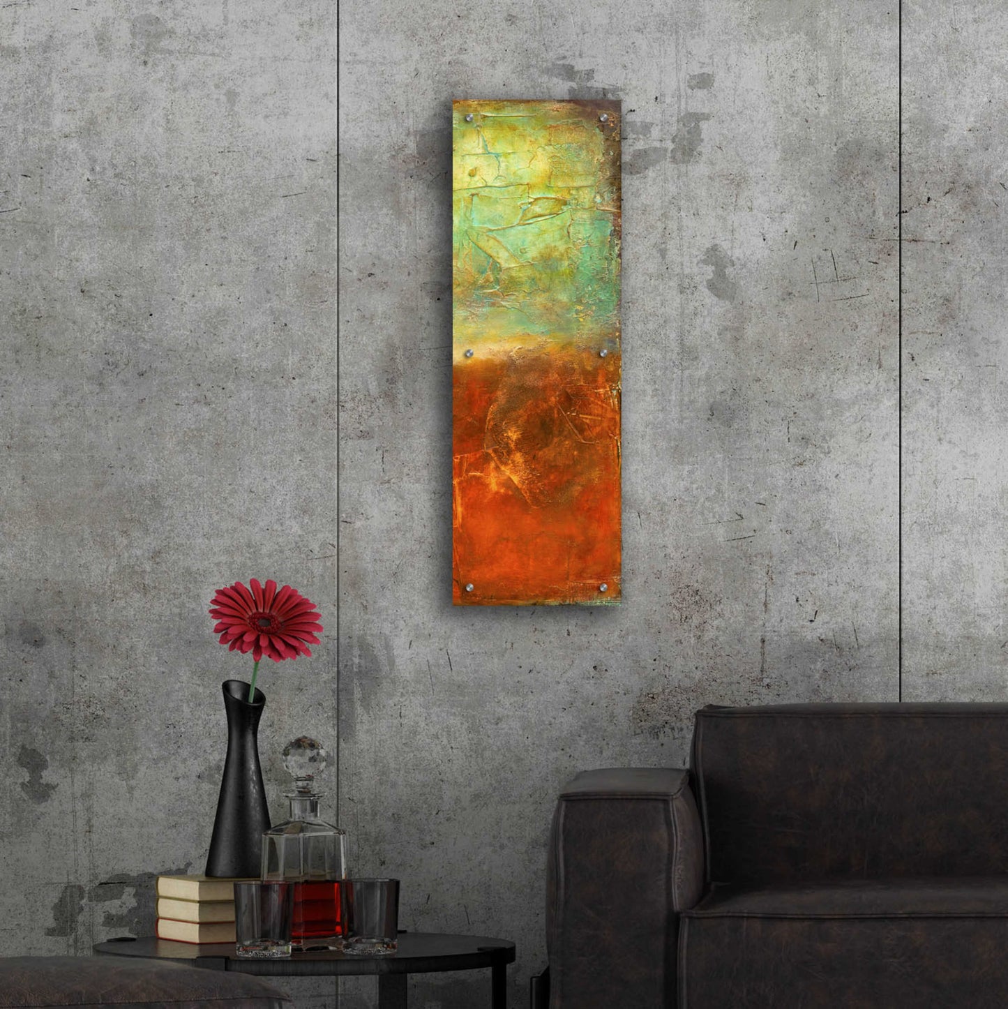 Epic Art 'Unfiltered II' by Erin Ashley, Acrylic Glass Wall Art,12x36