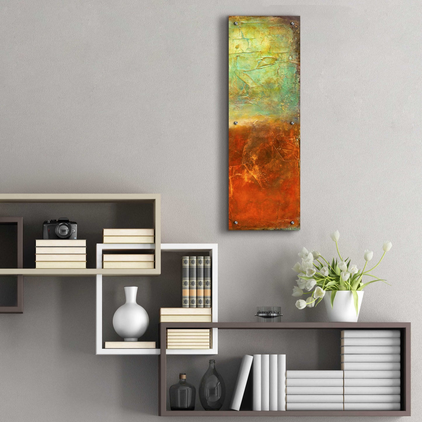 Epic Art 'Unfiltered II' by Erin Ashley, Acrylic Glass Wall Art,12x36