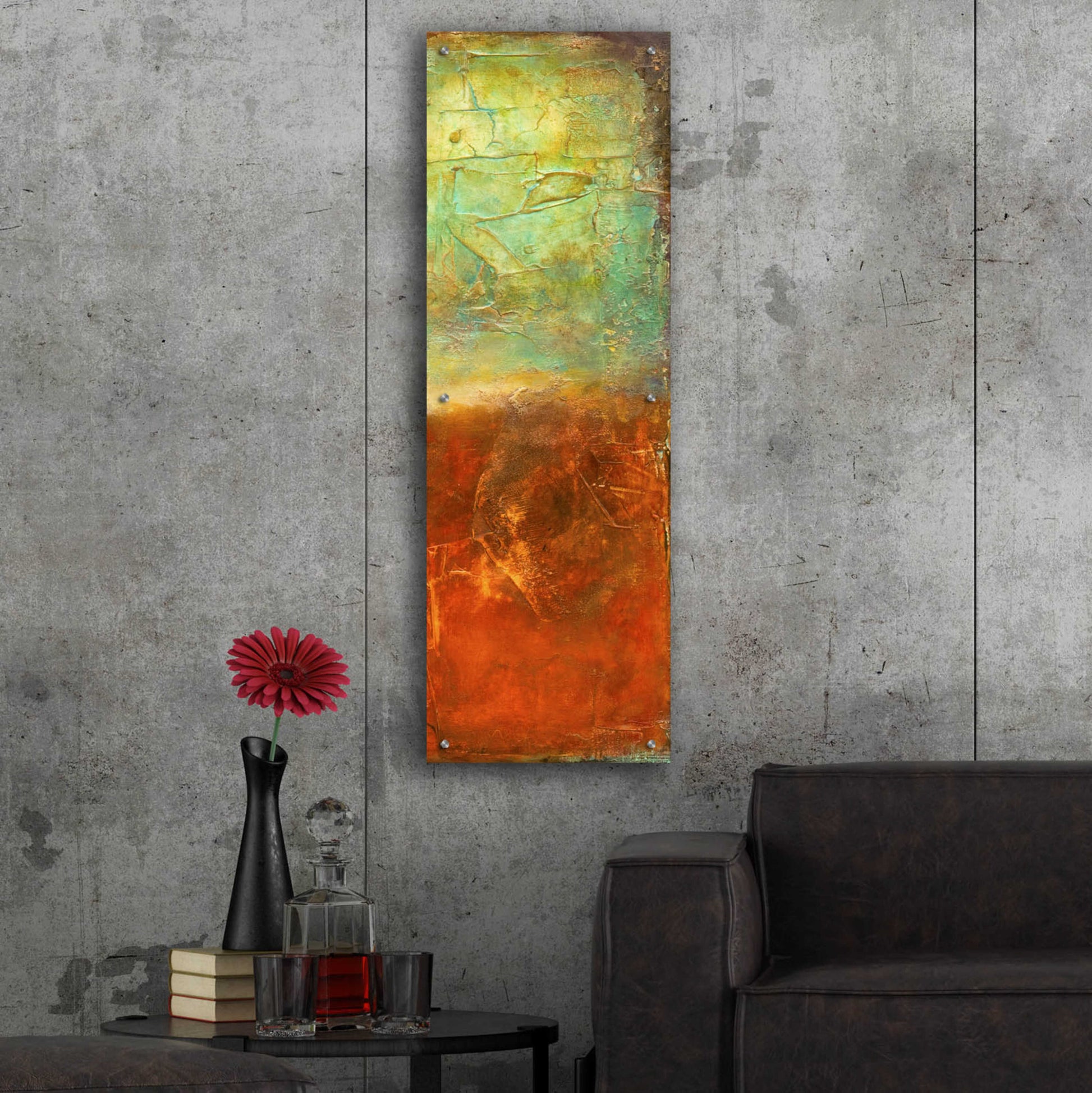 Epic Art 'Unfiltered II' by Erin Ashley, Acrylic Glass Wall Art,16x48