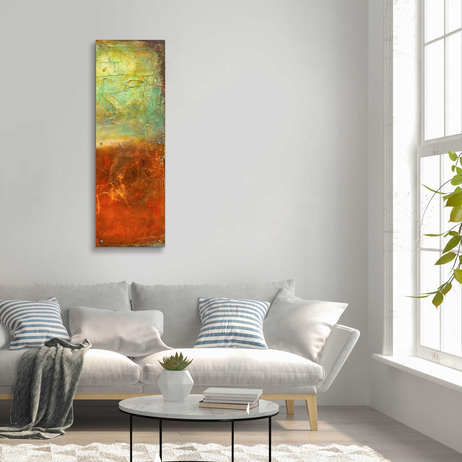 Epic Art 'Unfiltered II' by Erin Ashley, Acrylic Glass Wall Art,16x48