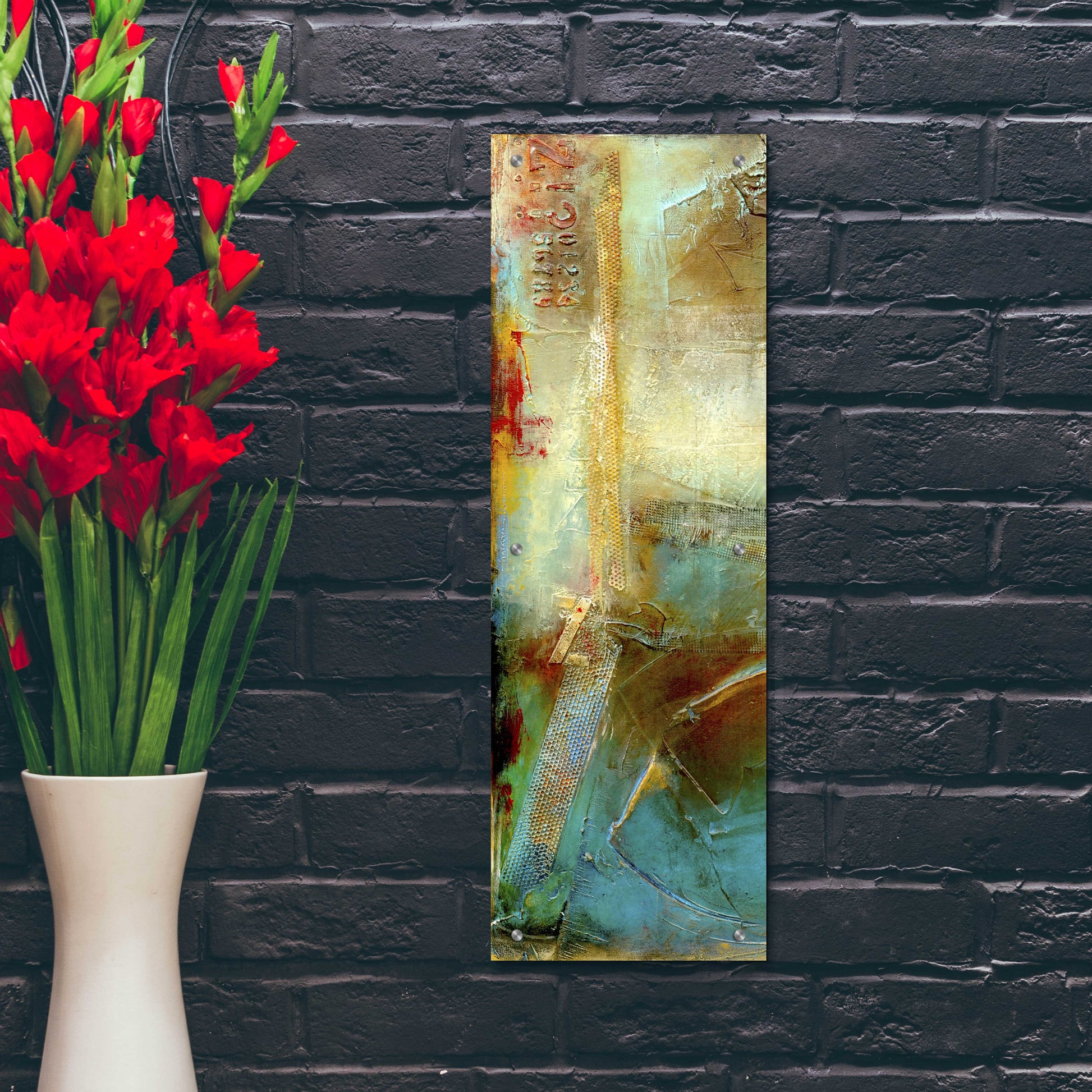 Epic Art 'Urban Decay I' by Erin Ashley, Acrylic Glass Wall Art,12x36