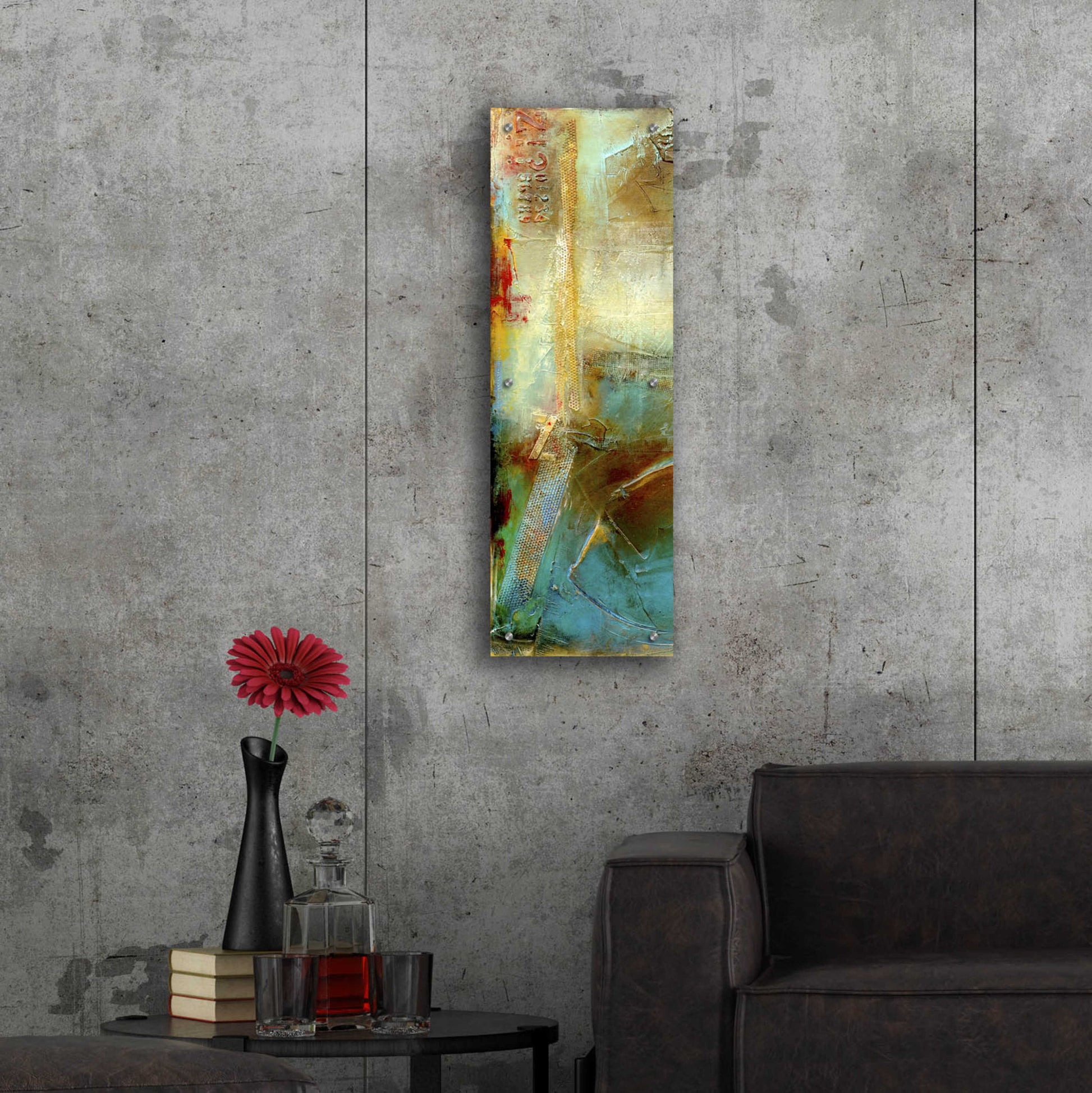 Epic Art 'Urban Decay I' by Erin Ashley, Acrylic Glass Wall Art,12x36