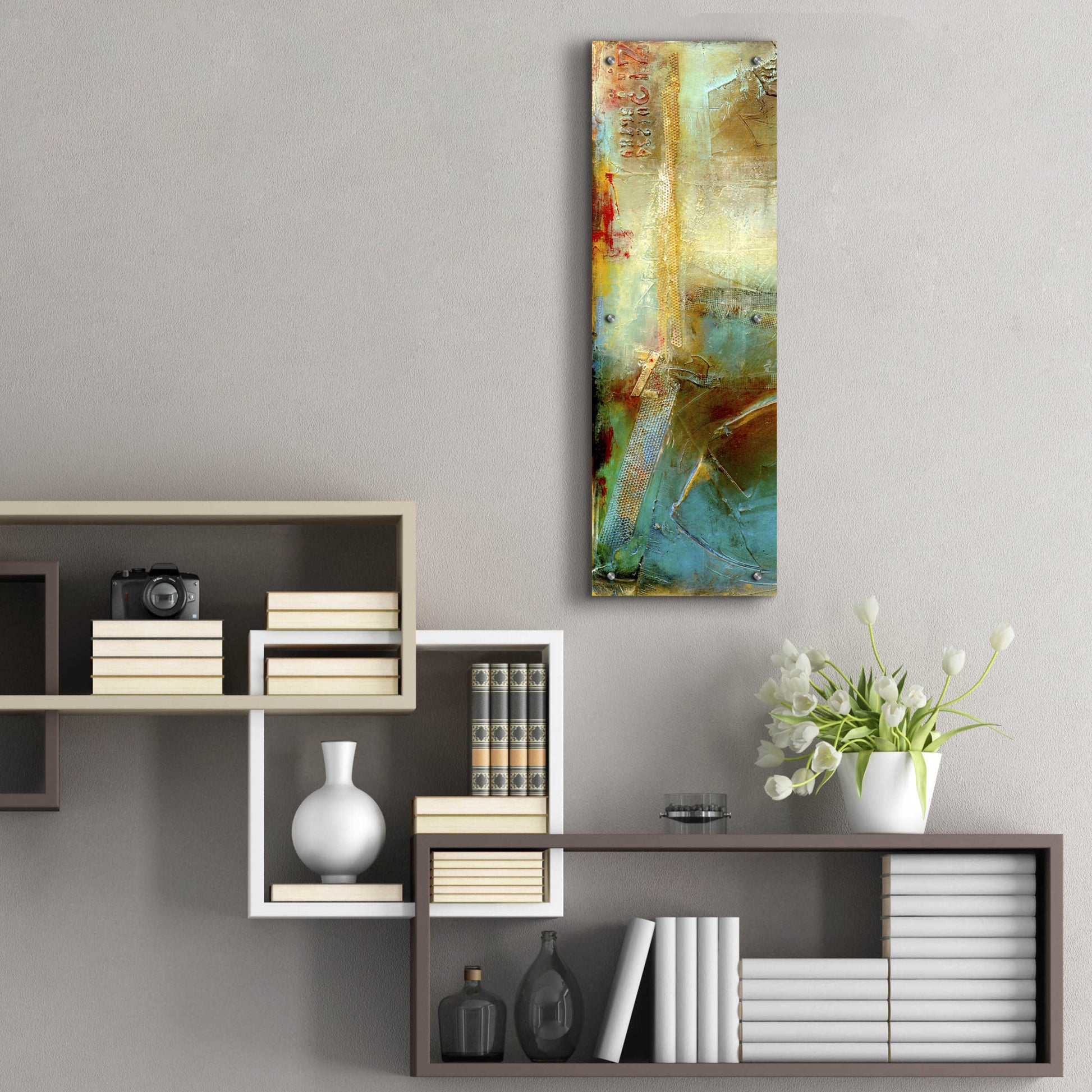 Epic Art 'Urban Decay I' by Erin Ashley, Acrylic Glass Wall Art,12x36