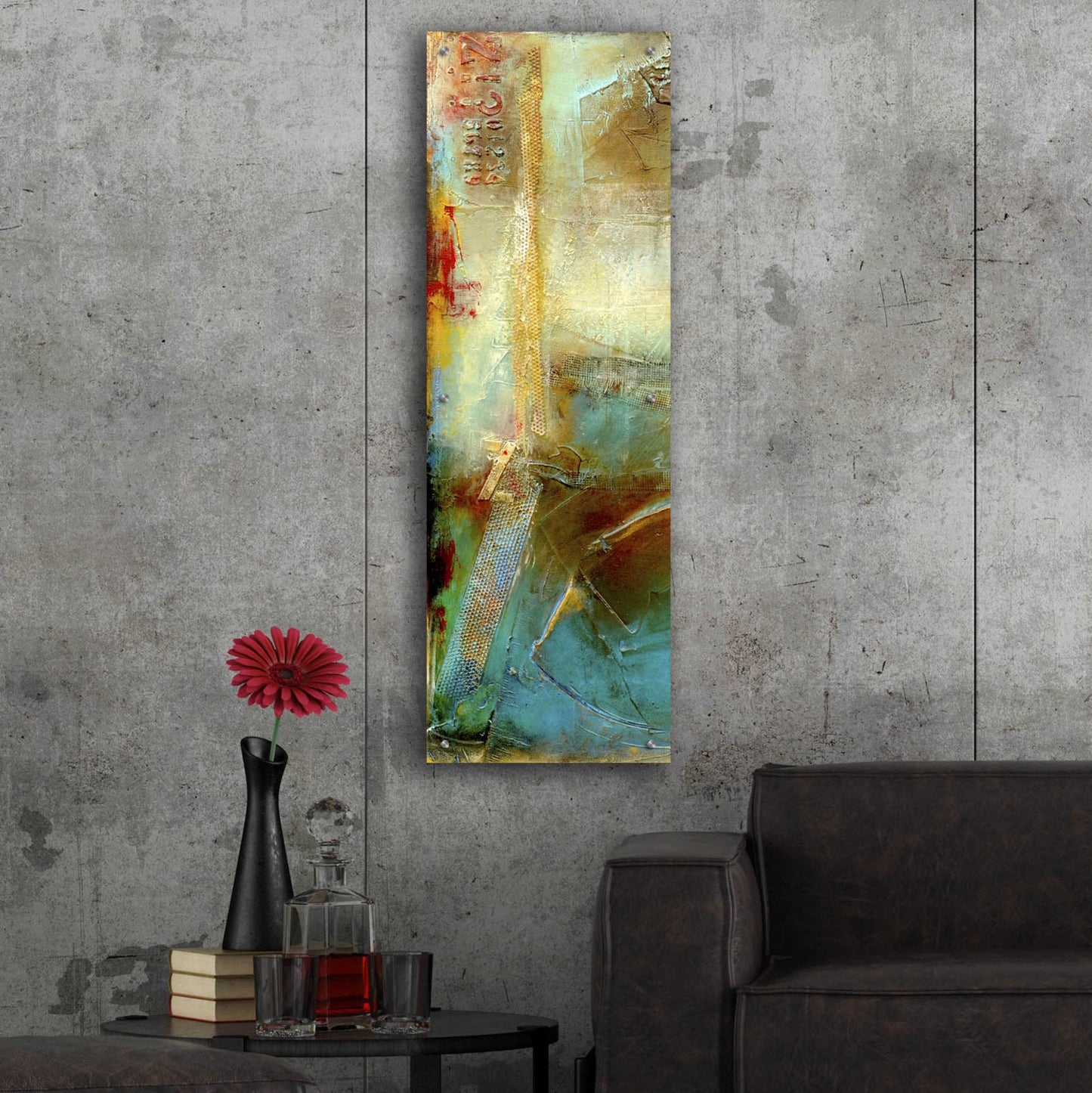 Epic Art 'Urban Decay I' by Erin Ashley, Acrylic Glass Wall Art,16x48