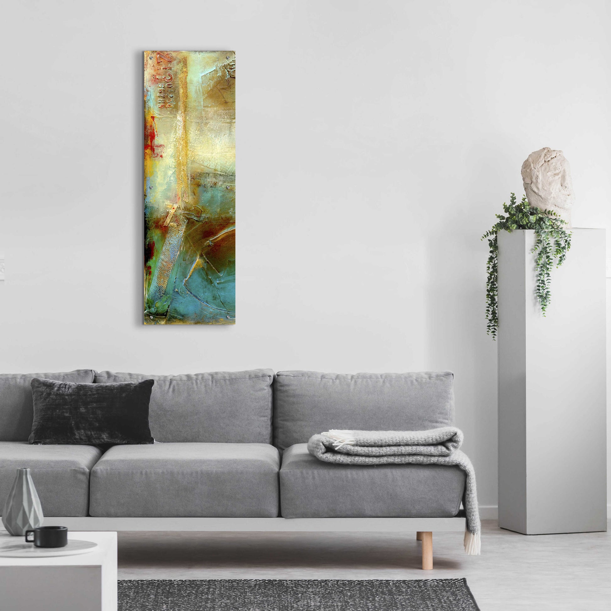 Epic Art 'Urban Decay I' by Erin Ashley, Acrylic Glass Wall Art,16x48