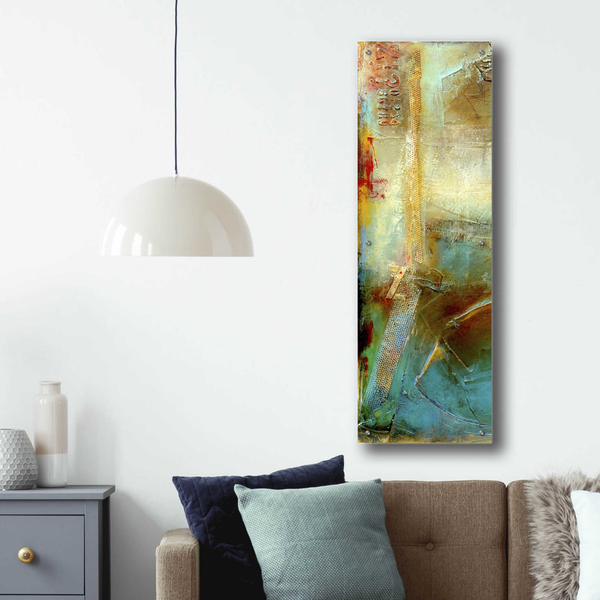 Epic Art 'Urban Decay I' by Erin Ashley, Acrylic Glass Wall Art,16x48