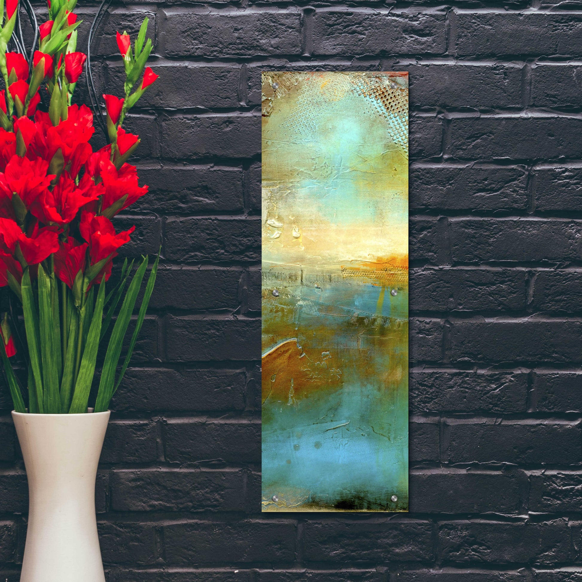 Epic Art 'Urban Decay II' by Erin Ashley, Acrylic Glass Wall Art,12x36