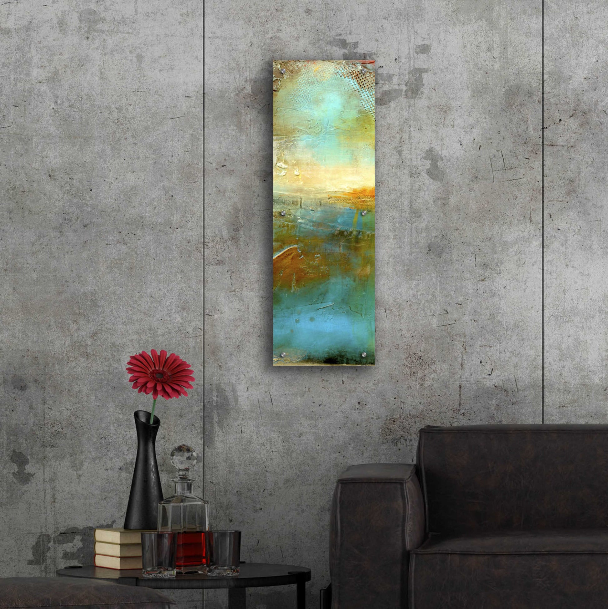 Epic Art 'Urban Decay II' by Erin Ashley, Acrylic Glass Wall Art,12x36