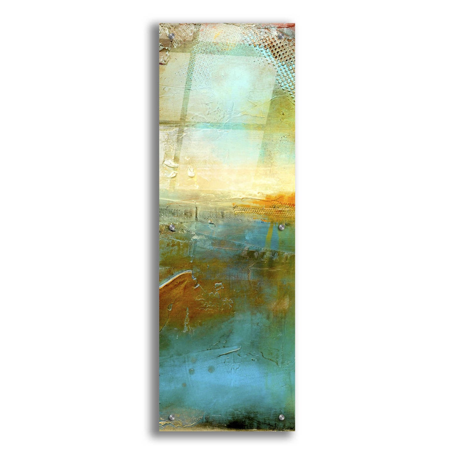 Epic Art 'Urban Decay II' by Erin Ashley, Acrylic Glass Wall Art,12x36