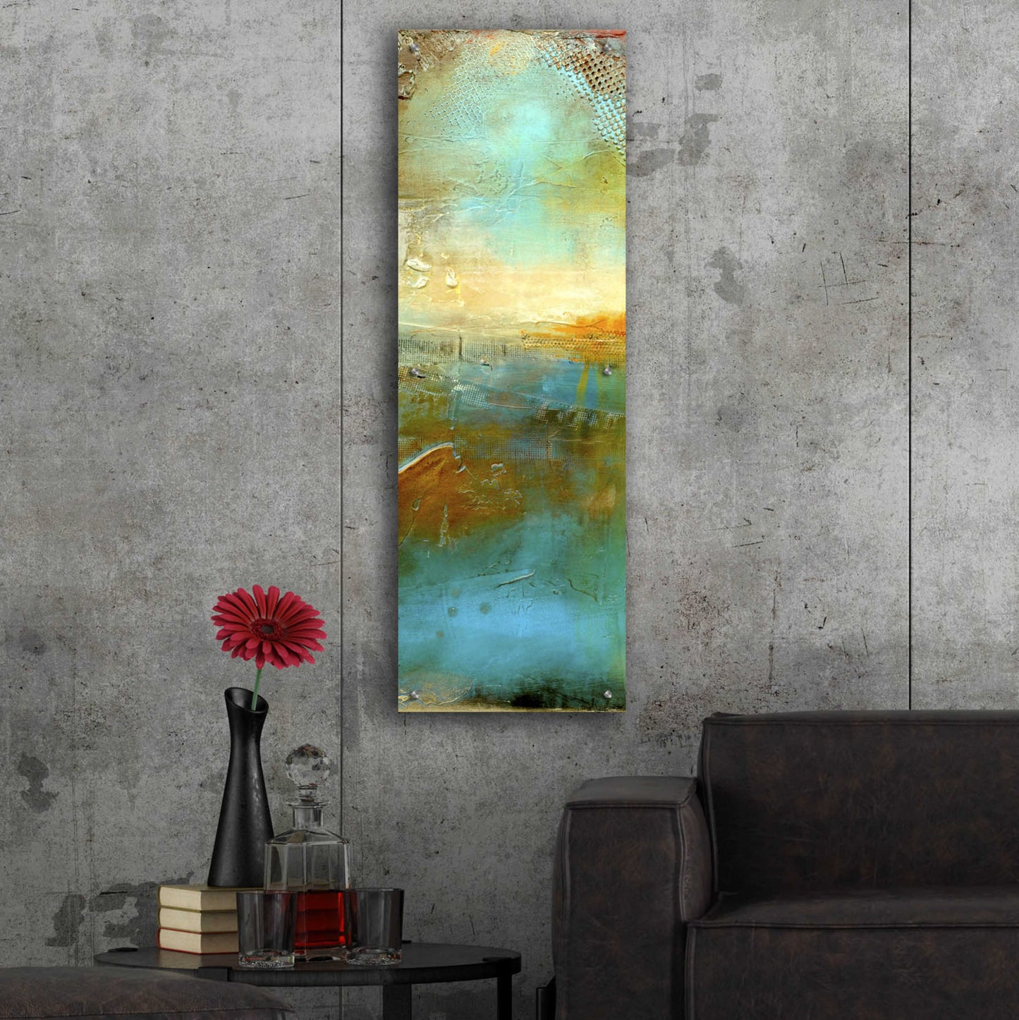 Epic Art 'Urban Decay II' by Erin Ashley, Acrylic Glass Wall Art,16x48