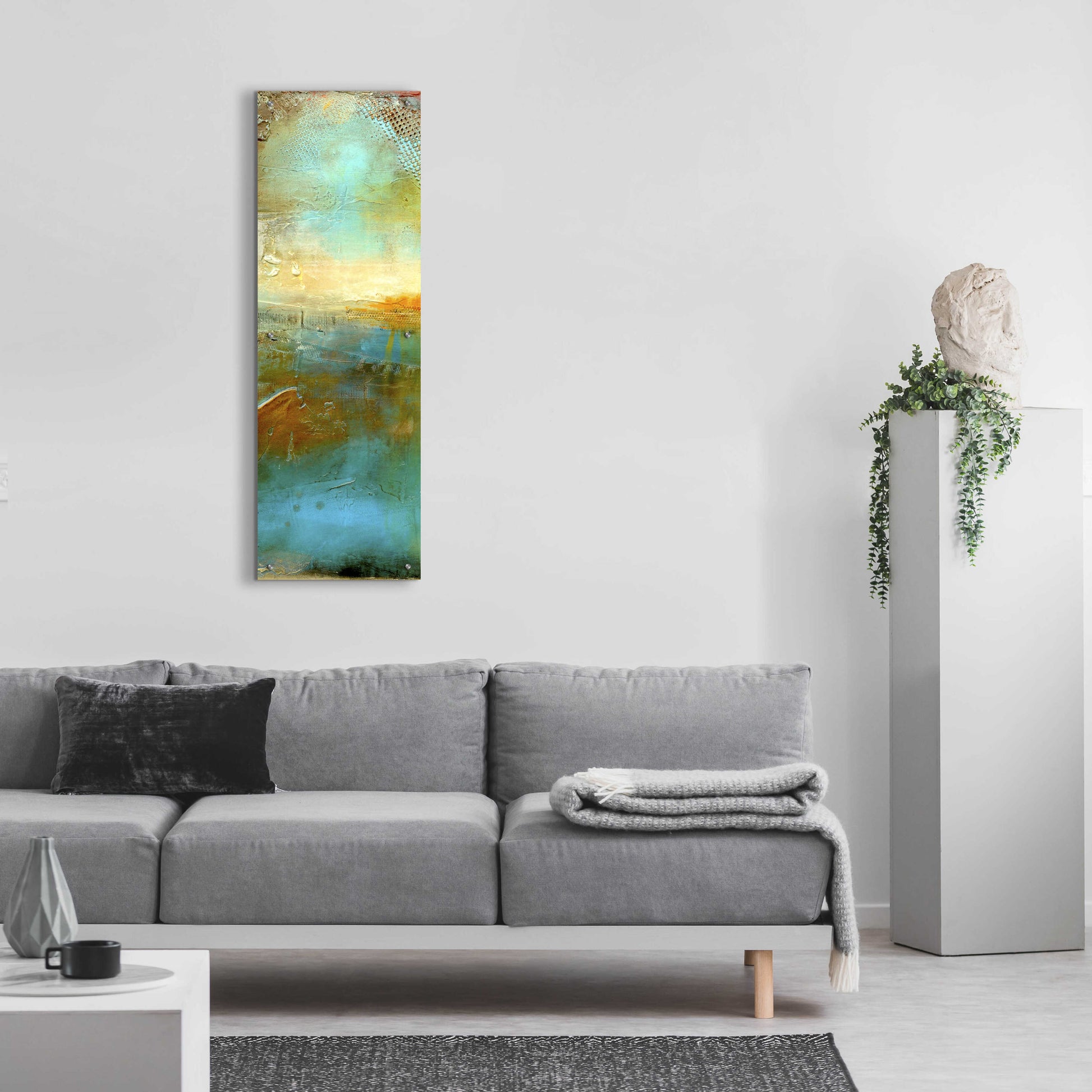 Epic Art 'Urban Decay II' by Erin Ashley, Acrylic Glass Wall Art,16x48