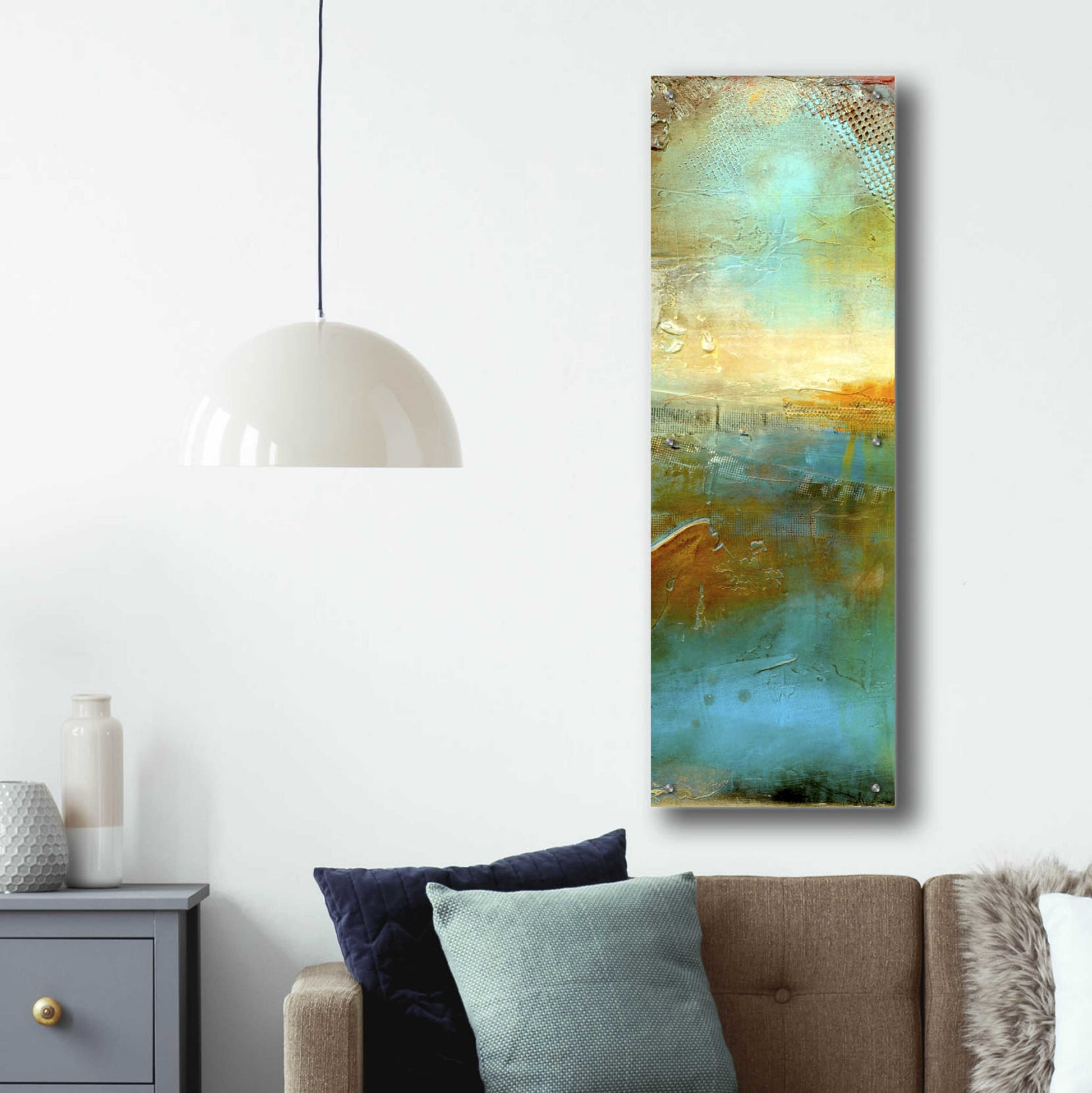 Epic Art 'Urban Decay II' by Erin Ashley, Acrylic Glass Wall Art,16x48