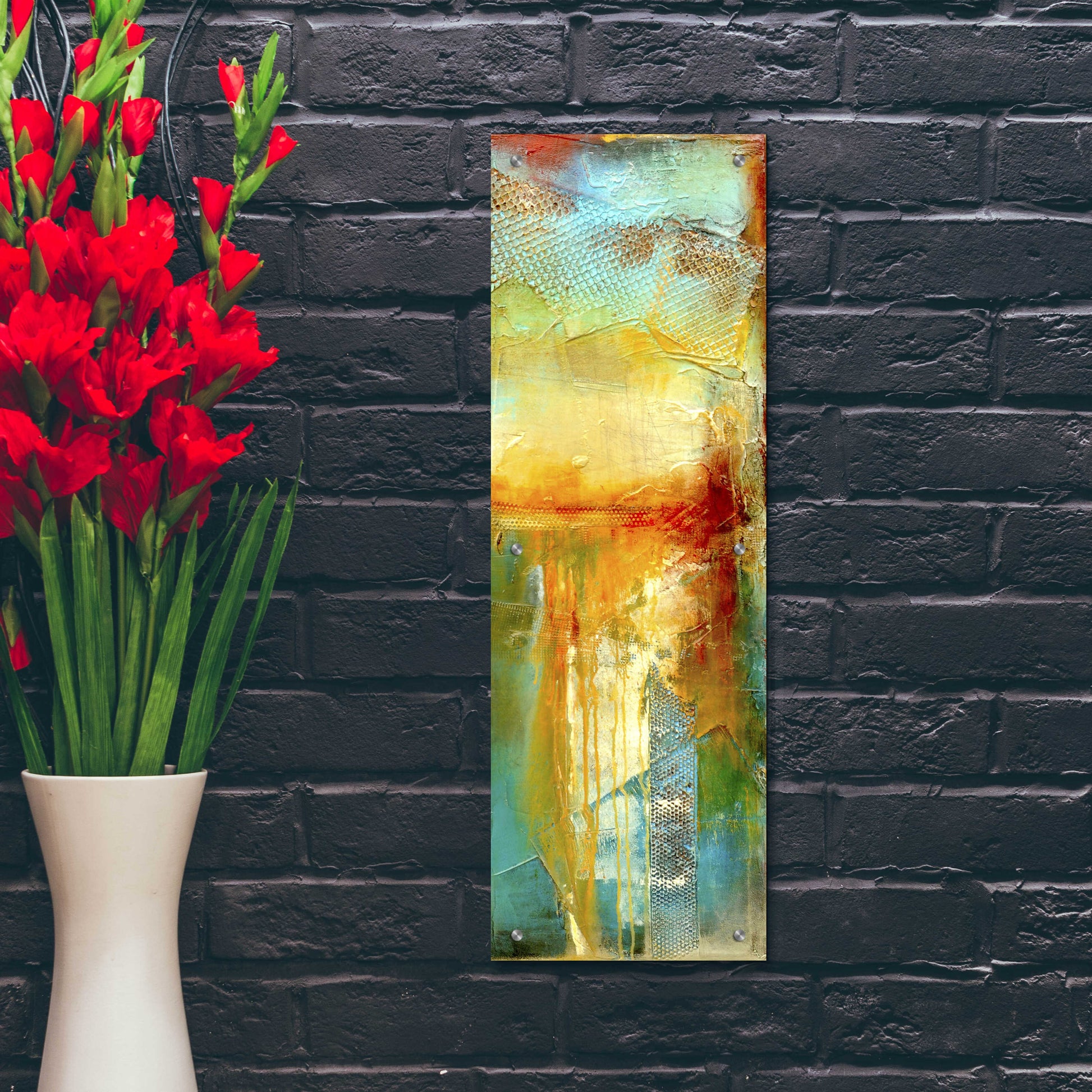 Epic Art 'Urban Decay III' by Erin Ashley, Acrylic Glass Wall Art,12x36