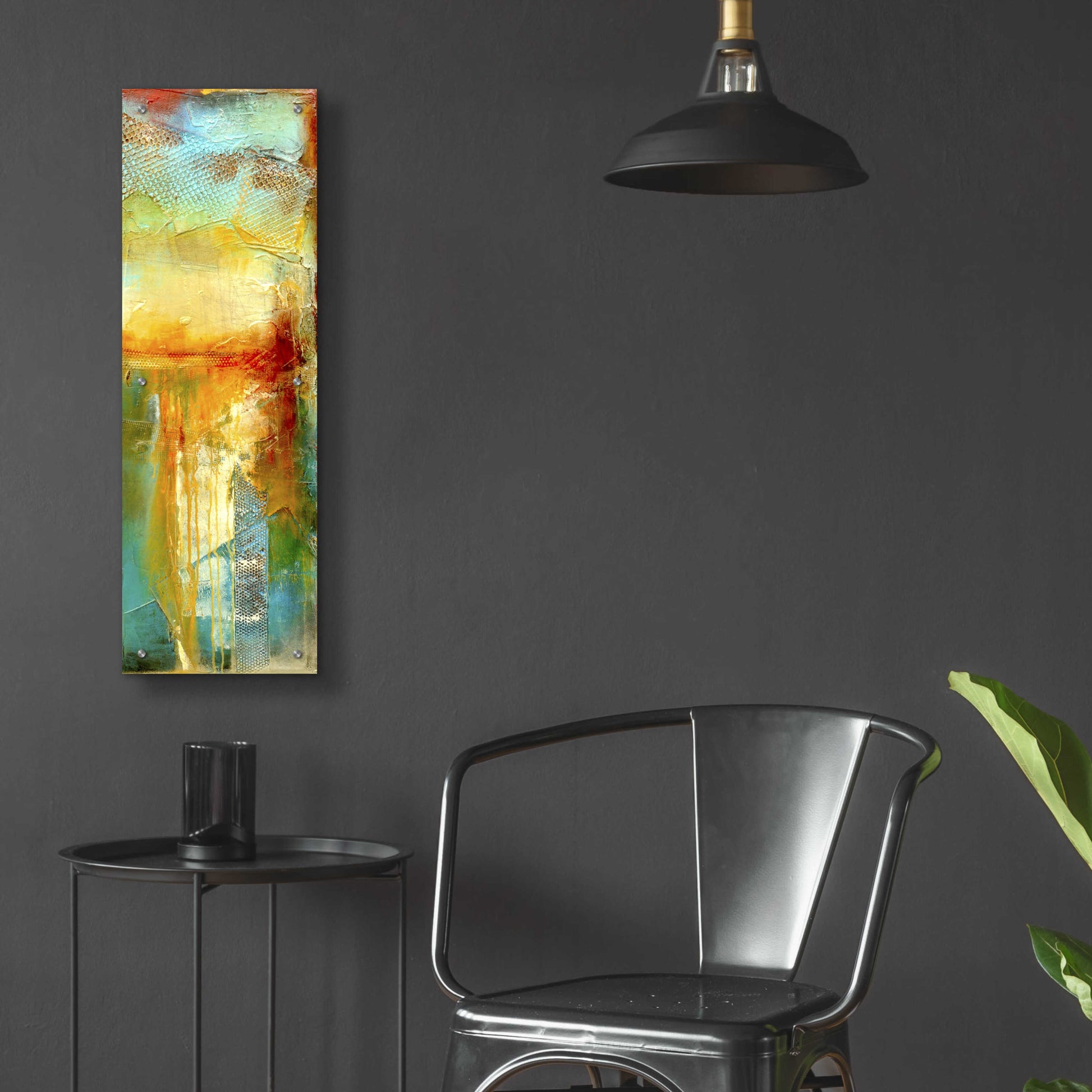 Epic Art 'Urban Decay III' by Erin Ashley, Acrylic Glass Wall Art,12x36