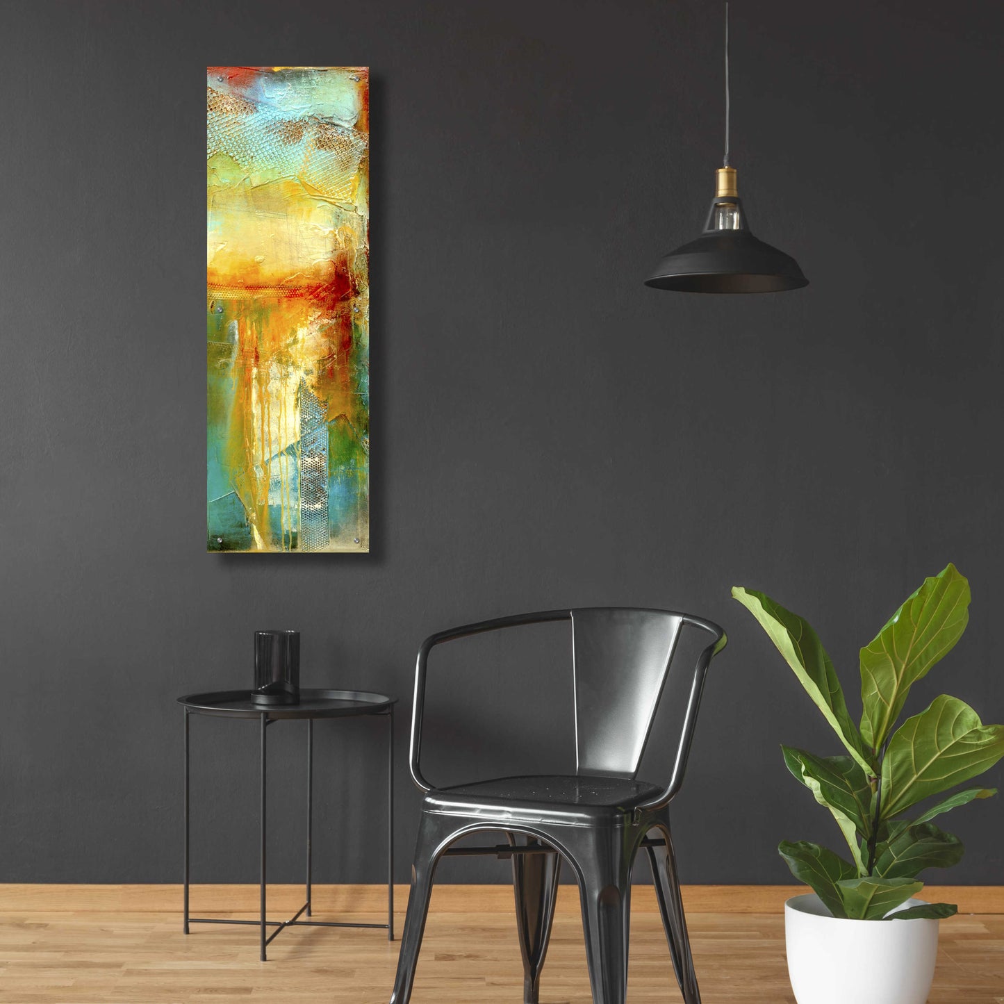 Epic Art 'Urban Decay III' by Erin Ashley, Acrylic Glass Wall Art,16x48