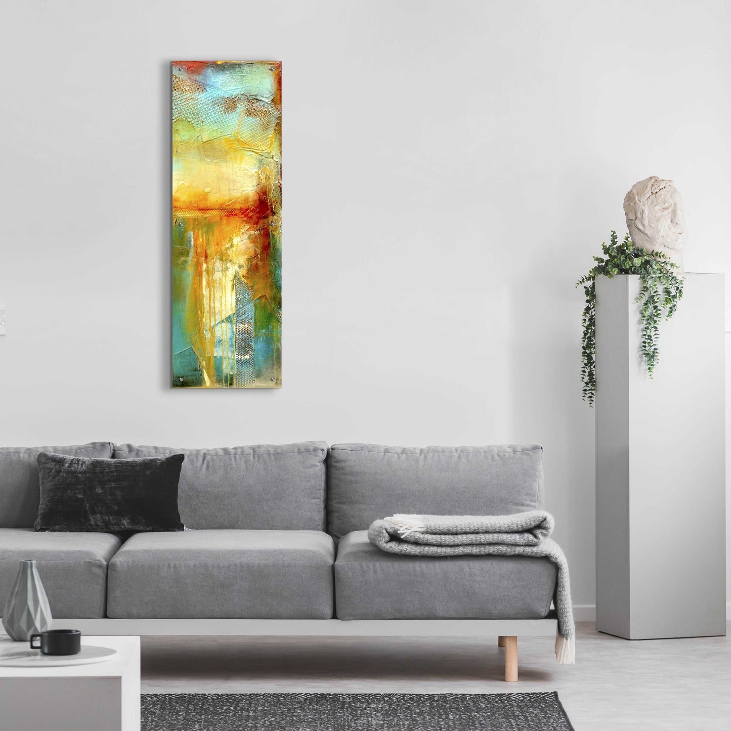 Epic Art 'Urban Decay III' by Erin Ashley, Acrylic Glass Wall Art,16x48