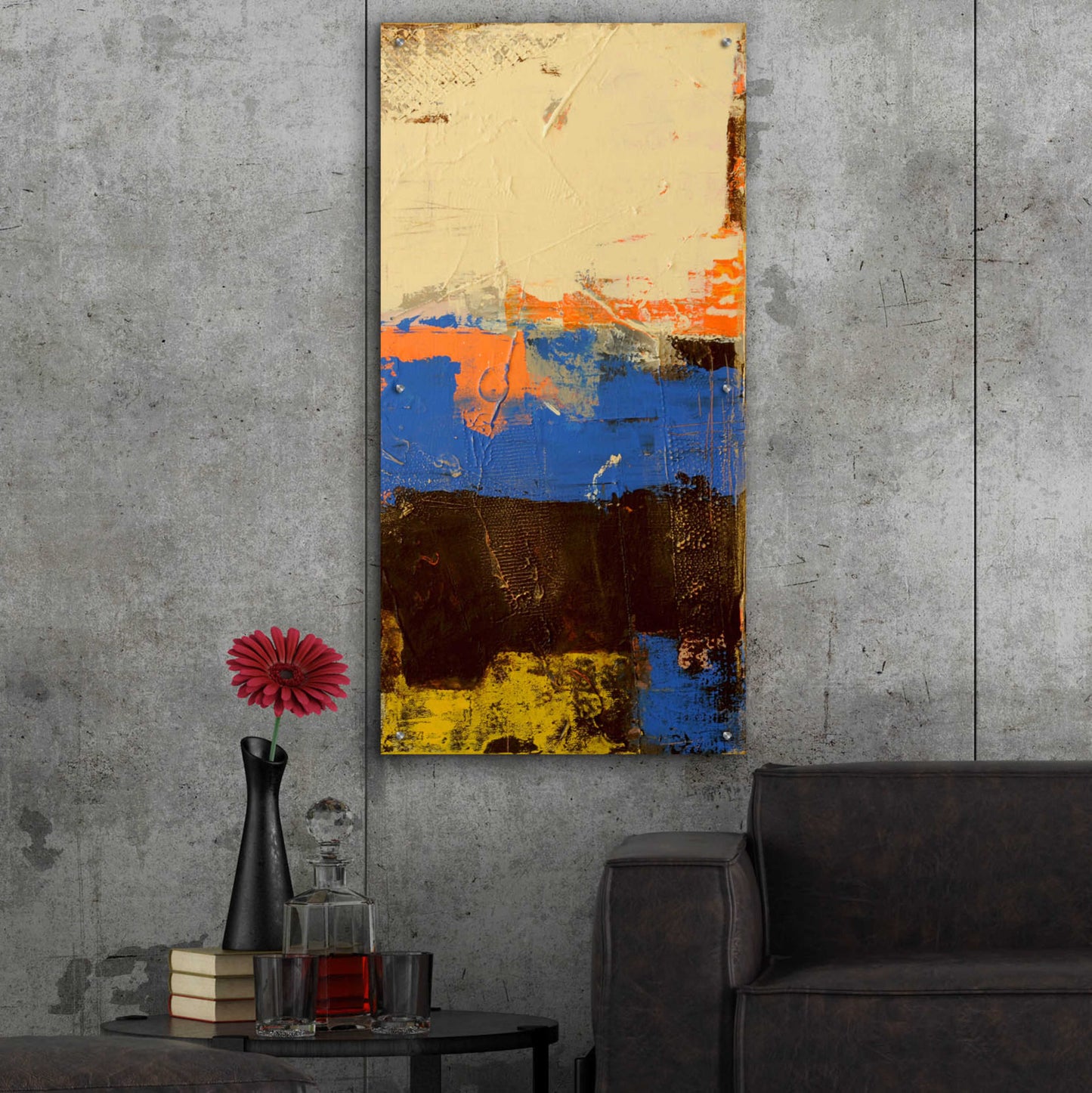 Epic Art 'Urban District II' by Erin Ashley, Acrylic Glass Wall Art,24x48