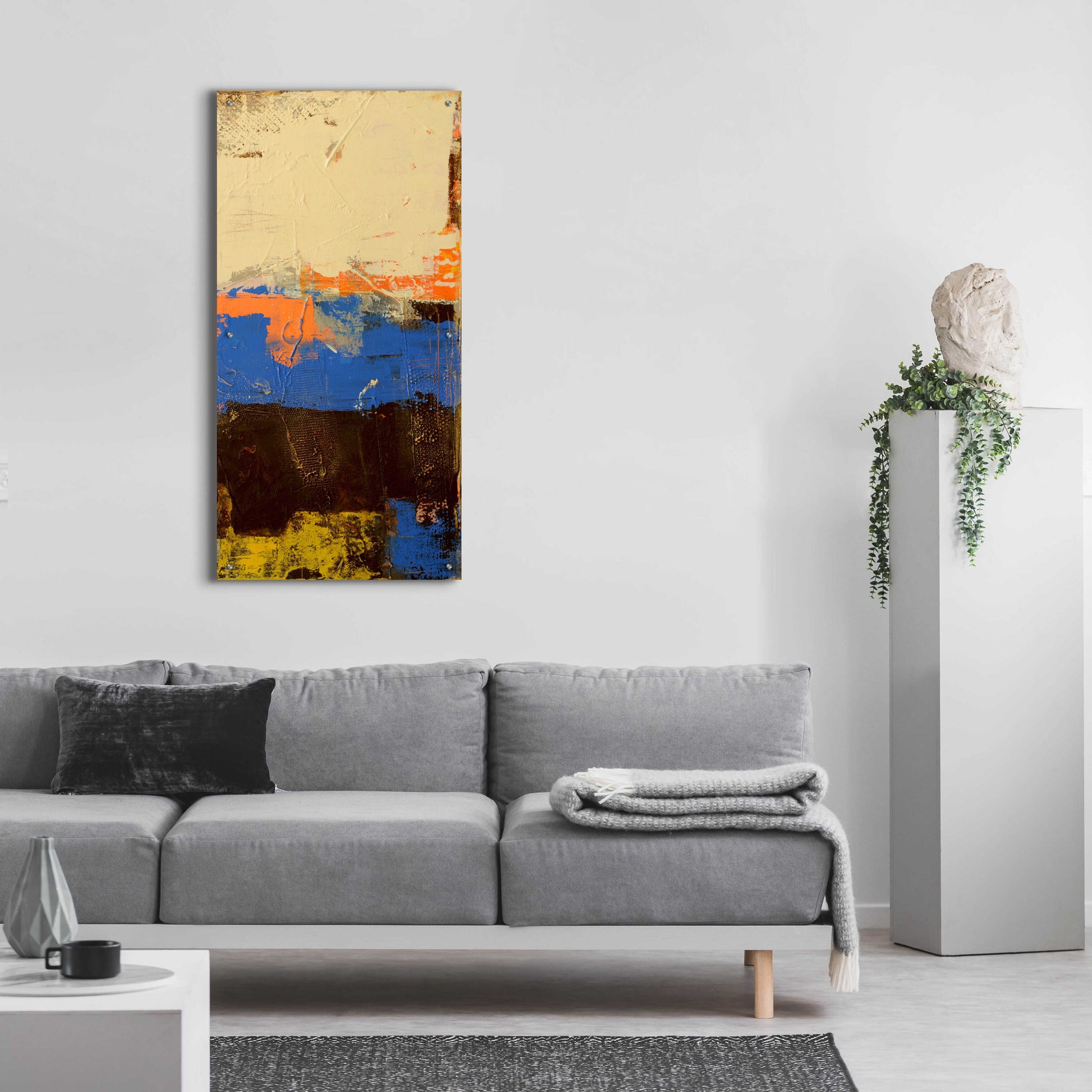 Epic Art 'Urban District II' by Erin Ashley, Acrylic Glass Wall Art,24x48