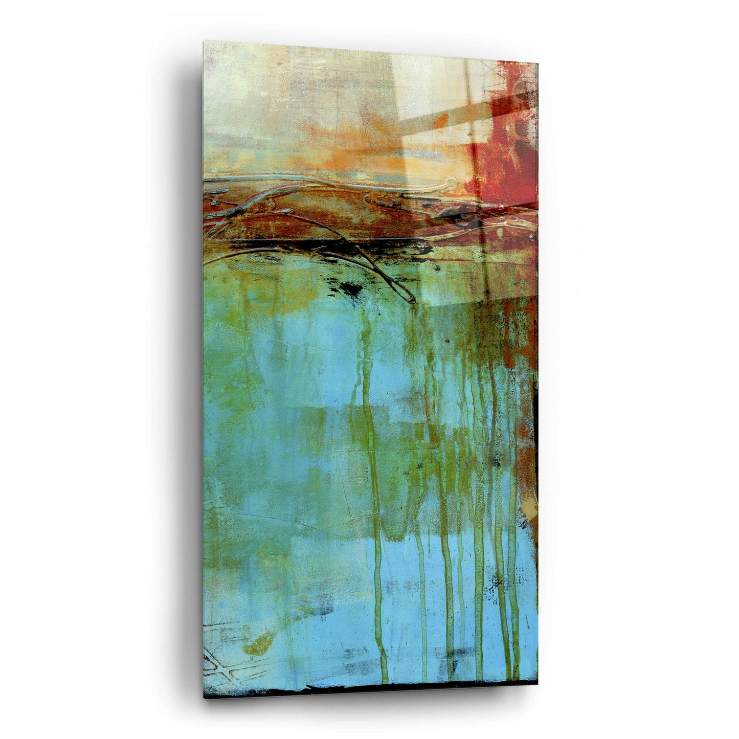 Epic Art 'Urban East III' by Erin Ashley, Acrylic Glass Wall Art,12x24