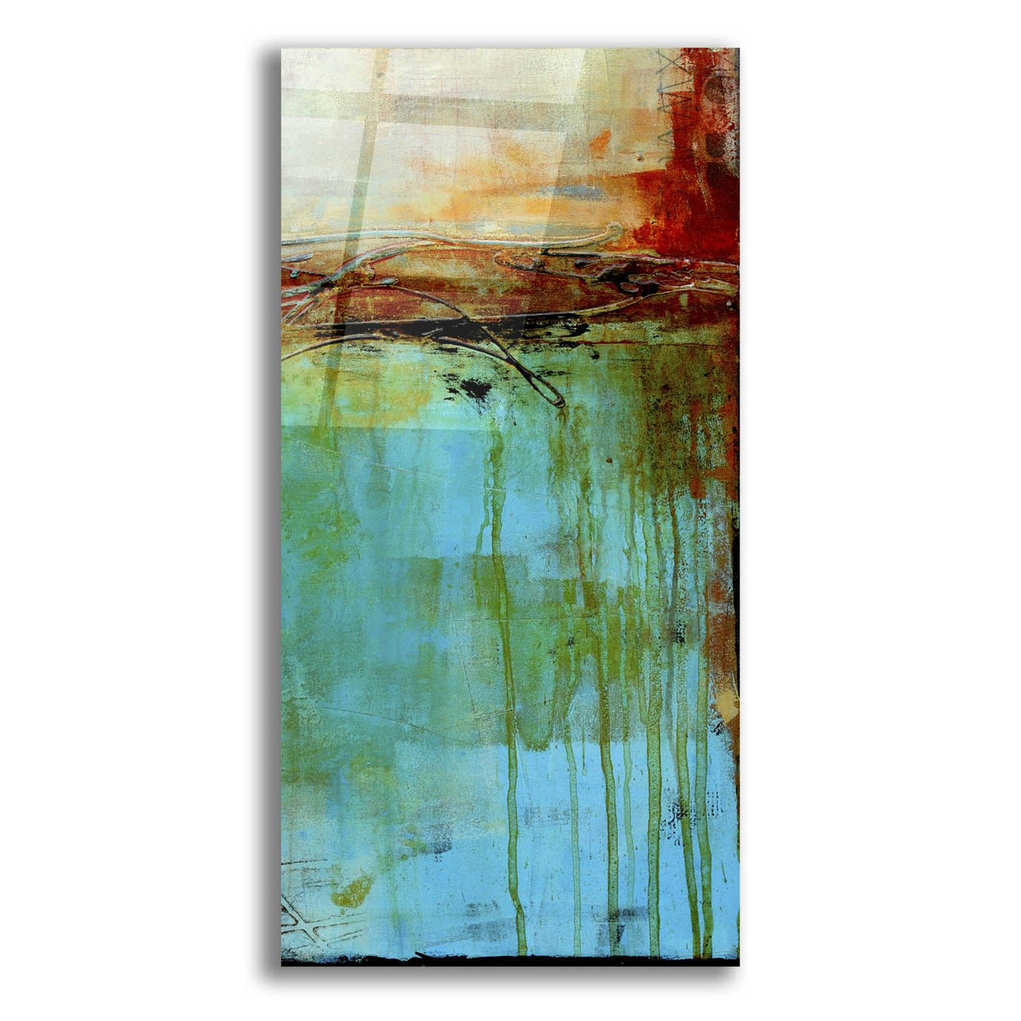 Epic Art 'Urban East III' by Erin Ashley, Acrylic Glass Wall Art,12x24