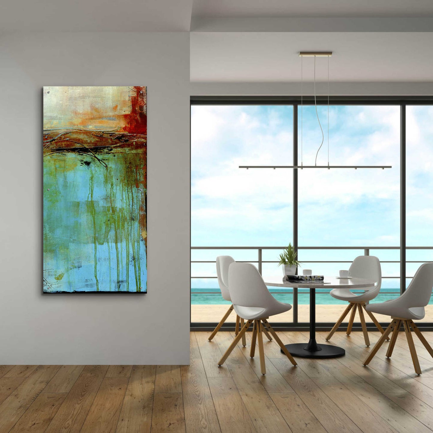 Epic Art 'Urban East III' by Erin Ashley, Acrylic Glass Wall Art,24x48