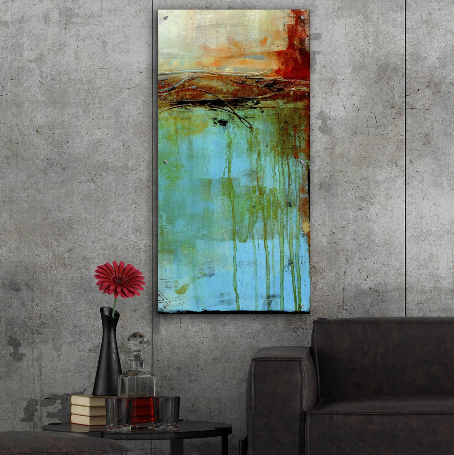 Epic Art 'Urban East III' by Erin Ashley, Acrylic Glass Wall Art,24x48