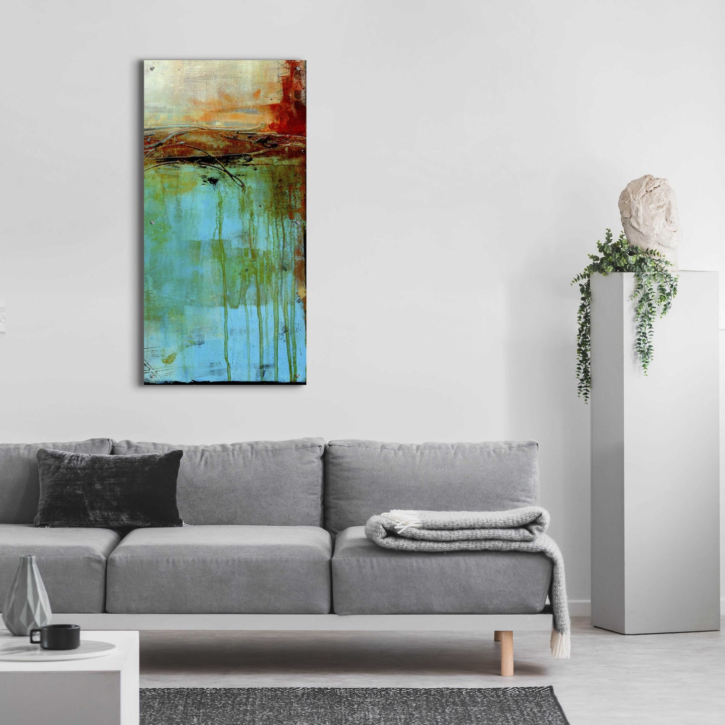 Epic Art 'Urban East III' by Erin Ashley, Acrylic Glass Wall Art,24x48