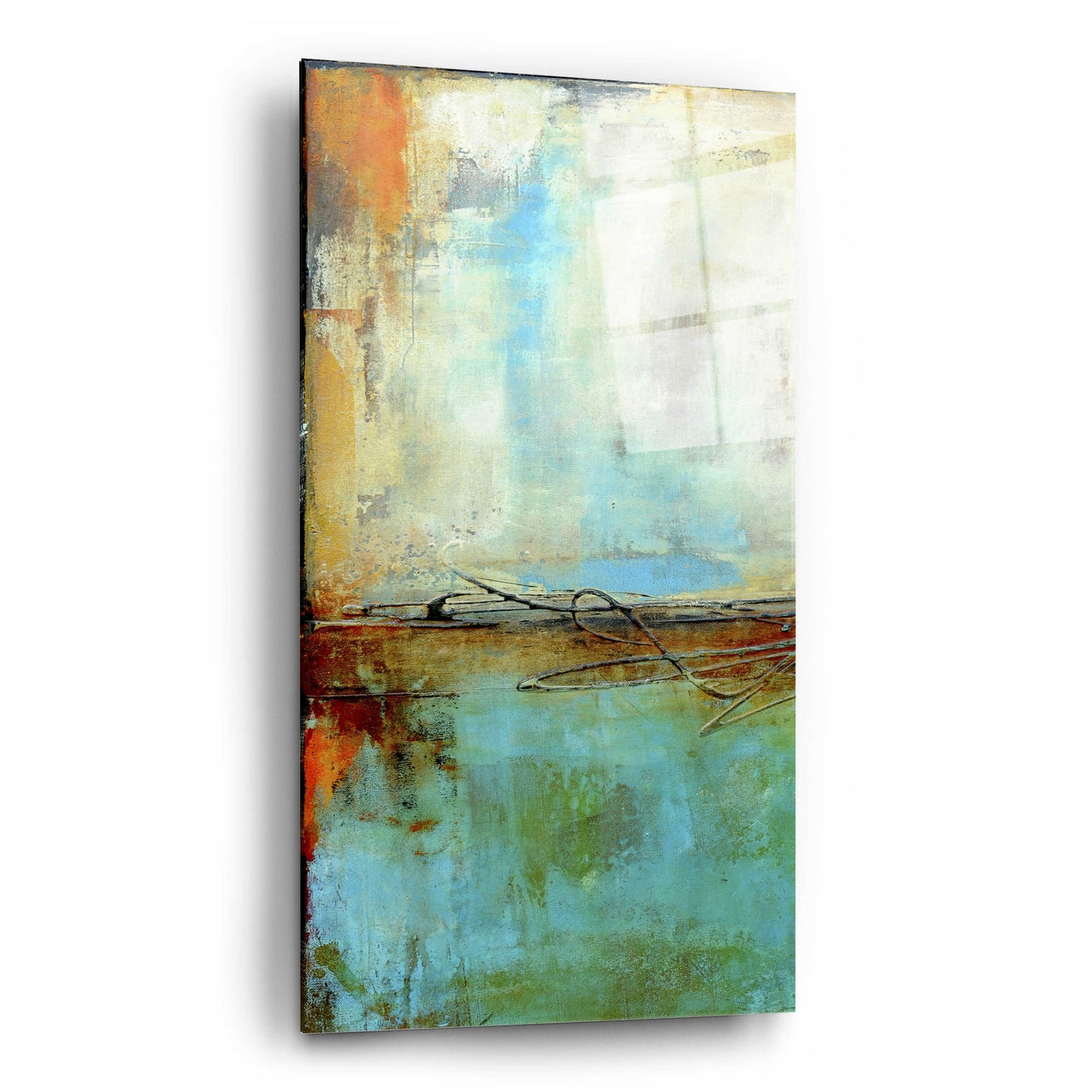 Epic Art 'Urban East IV' by Erin Ashley, Acrylic Glass Wall Art,12x24