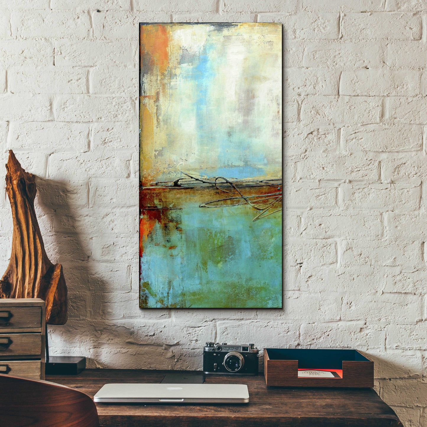 Epic Art 'Urban East IV' by Erin Ashley, Acrylic Glass Wall Art,12x24