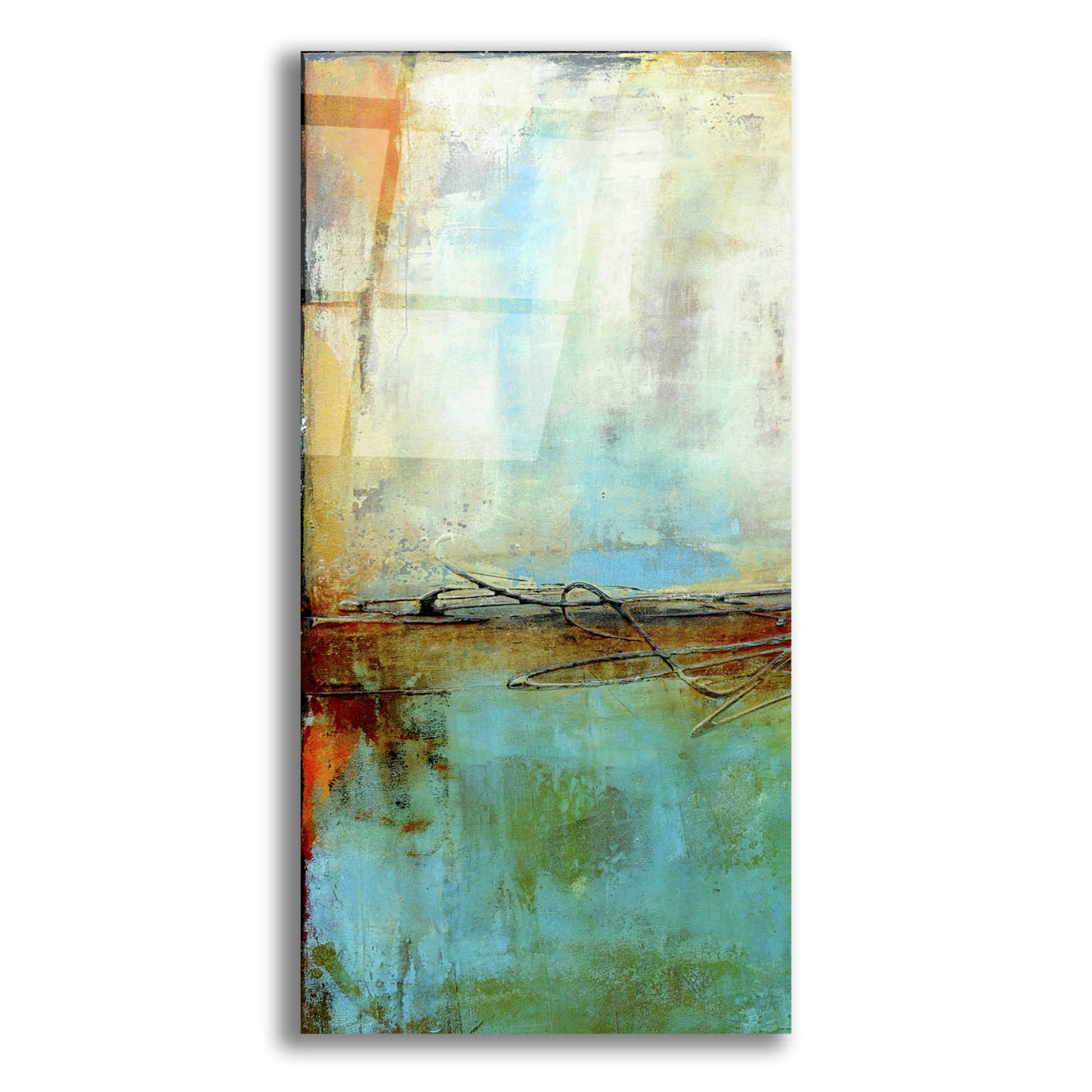 Epic Art 'Urban East IV' by Erin Ashley, Acrylic Glass Wall Art,12x24