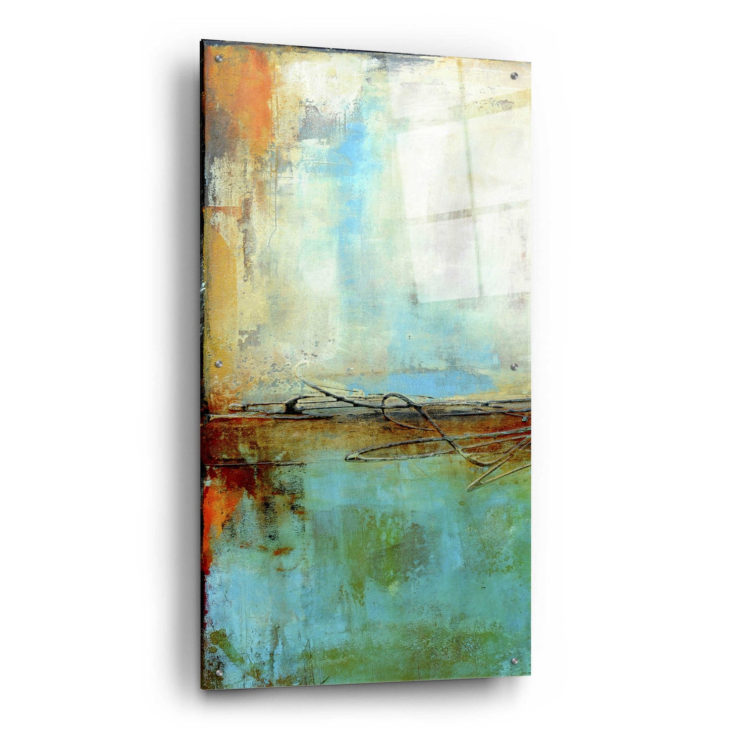 Epic Art 'Urban East IV' by Erin Ashley, Acrylic Glass Wall Art,24x48