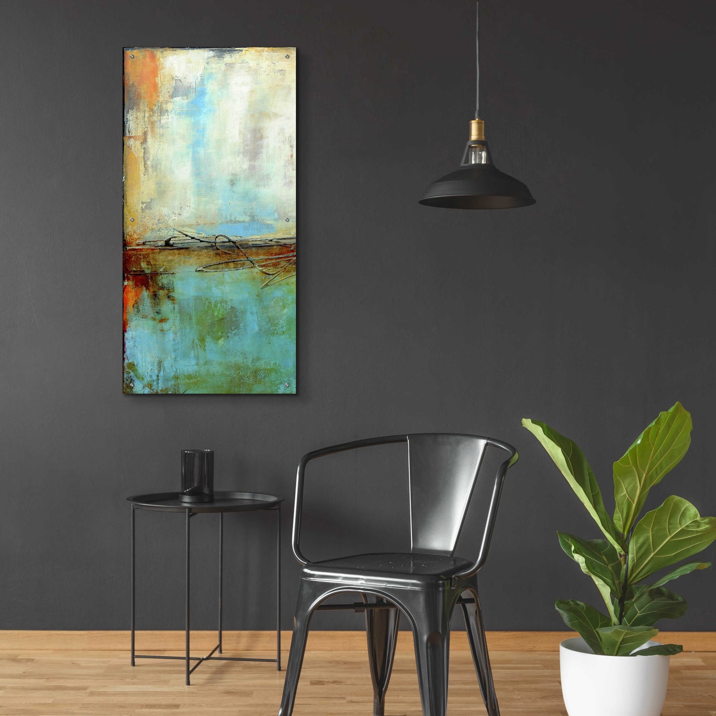 Epic Art 'Urban East IV' by Erin Ashley, Acrylic Glass Wall Art,24x48