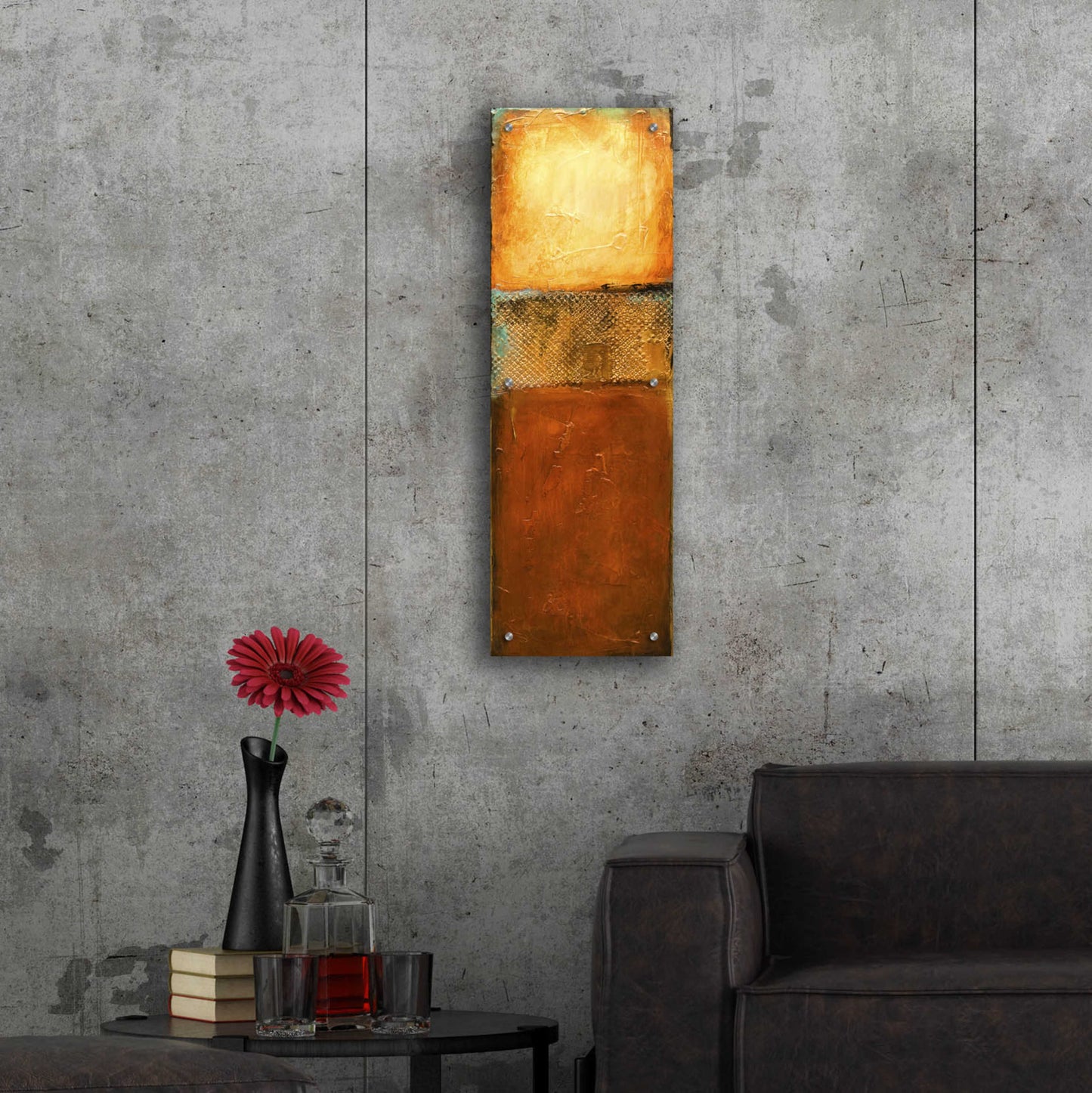 Epic Art 'Urban Zen I' by Erin Ashley, Acrylic Glass Wall Art,12x36