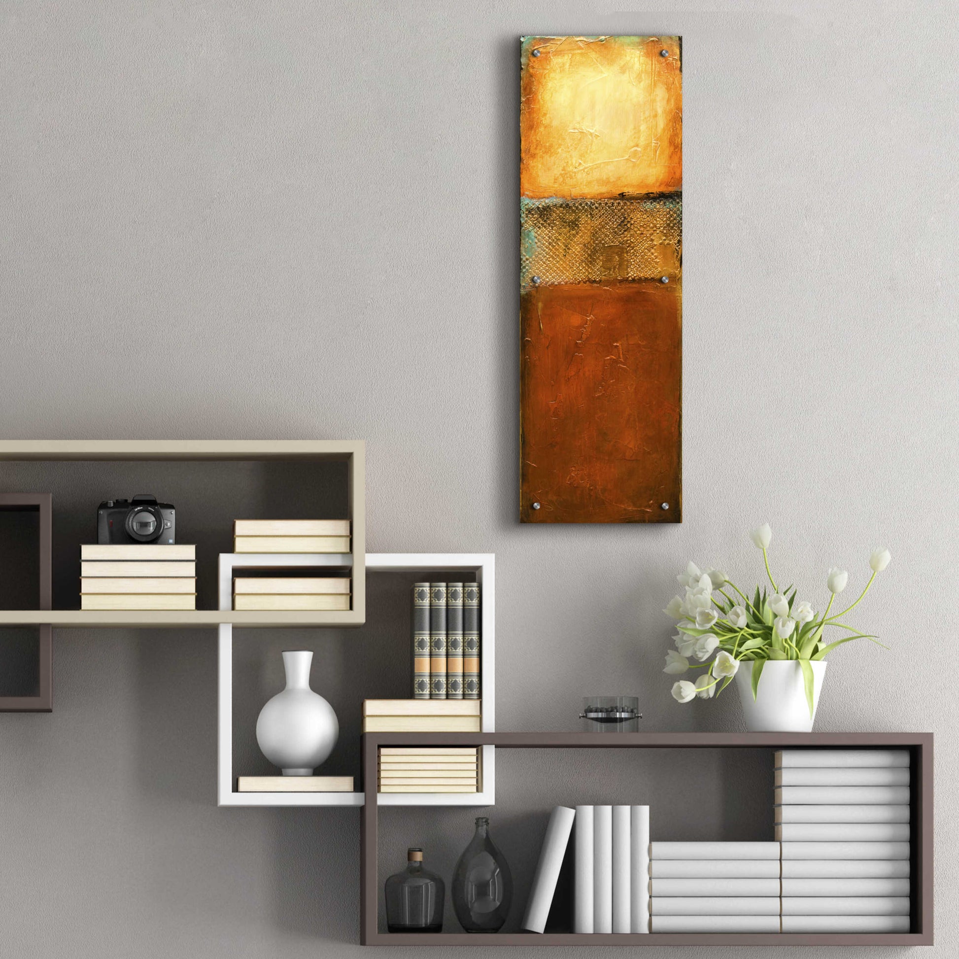 Epic Art 'Urban Zen I' by Erin Ashley, Acrylic Glass Wall Art,12x36