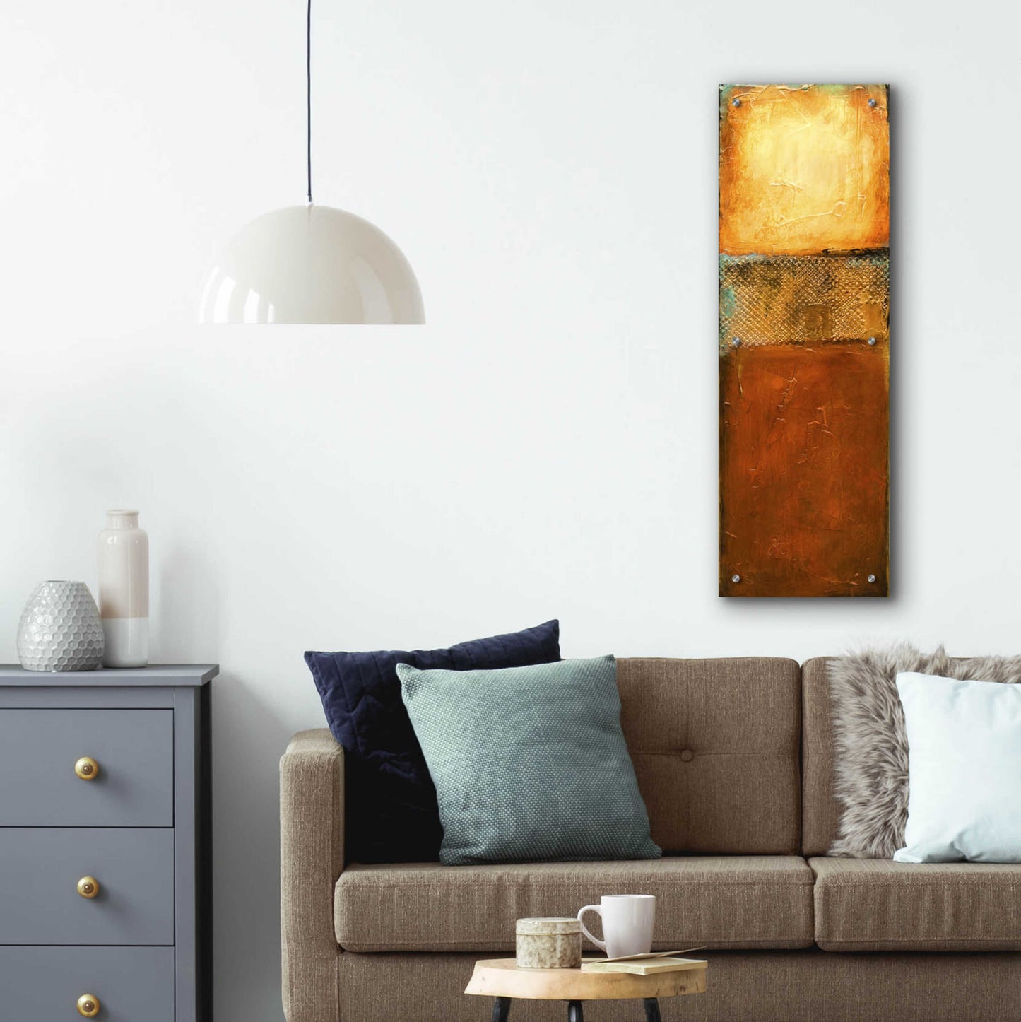 Epic Art 'Urban Zen I' by Erin Ashley, Acrylic Glass Wall Art,12x36