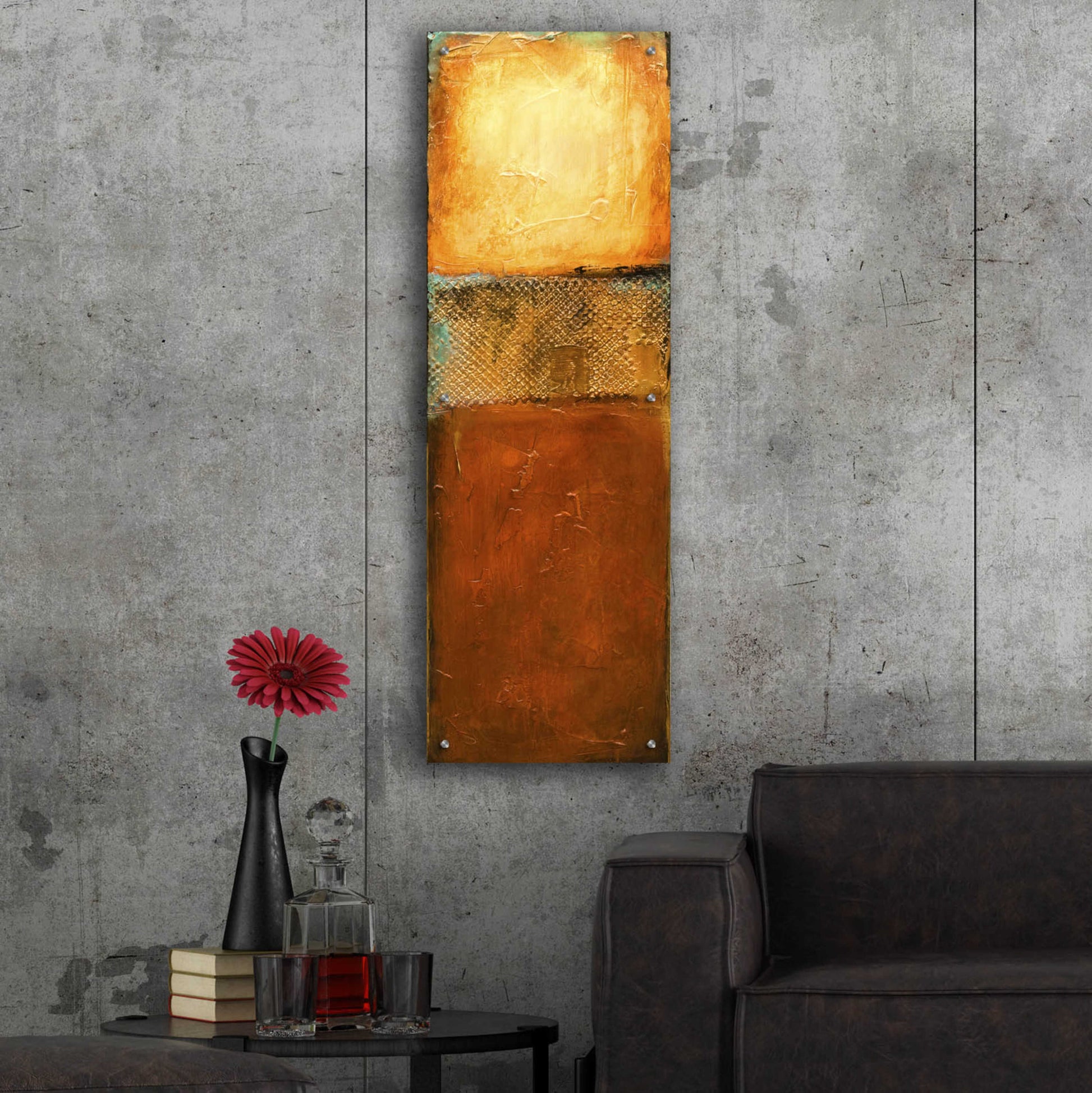 Epic Art 'Urban Zen I' by Erin Ashley, Acrylic Glass Wall Art,16x48