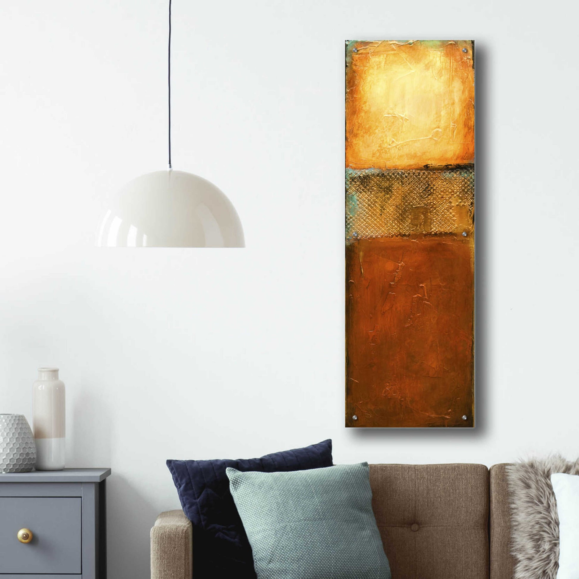 Epic Art 'Urban Zen I' by Erin Ashley, Acrylic Glass Wall Art,16x48