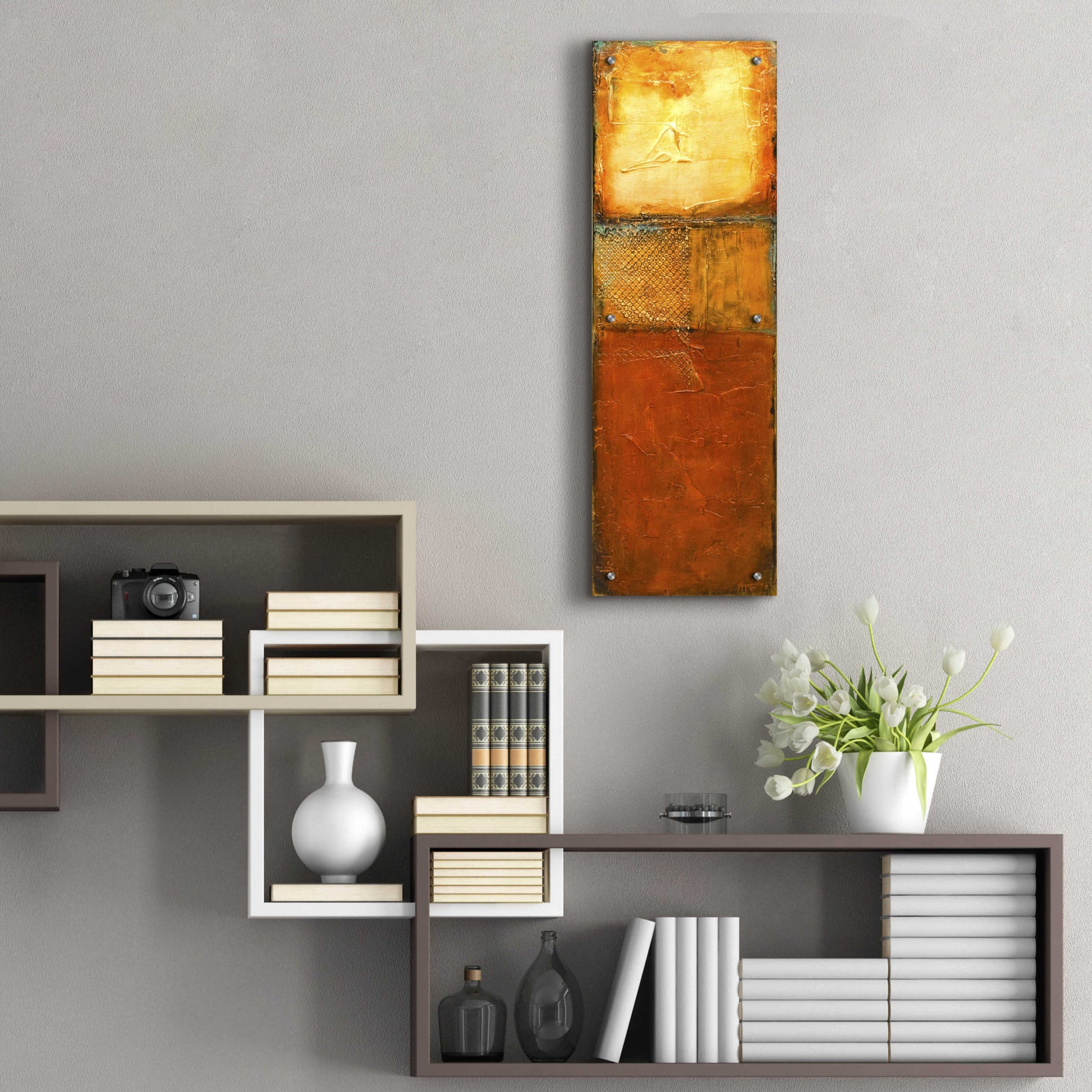 Epic Art 'Urban Zen II' by Erin Ashley, Acrylic Glass Wall Art,12x36