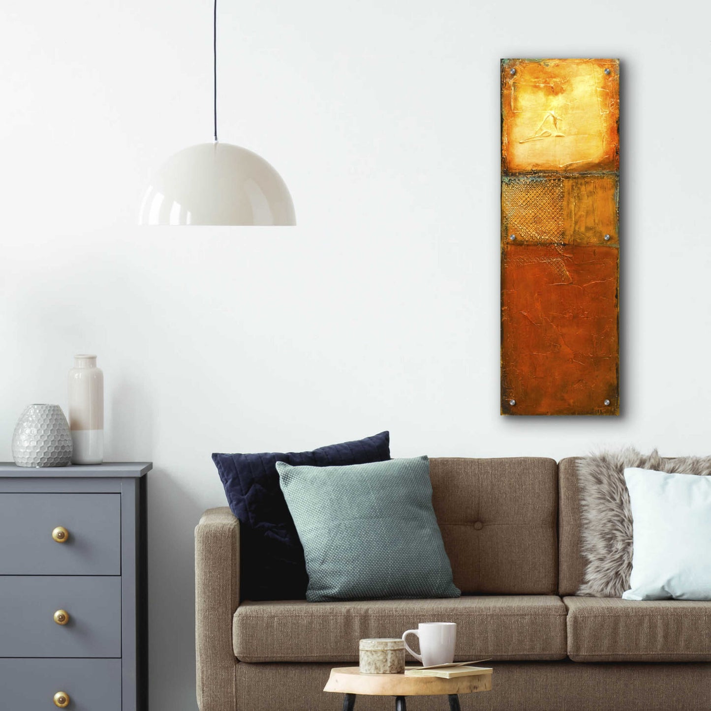 Epic Art 'Urban Zen II' by Erin Ashley, Acrylic Glass Wall Art,12x36