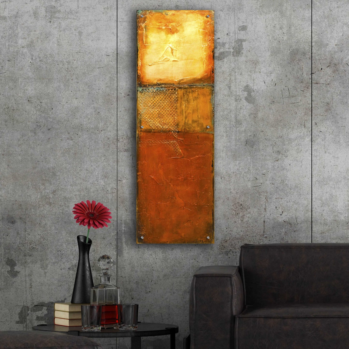 Epic Art 'Urban Zen II' by Erin Ashley, Acrylic Glass Wall Art,16x48