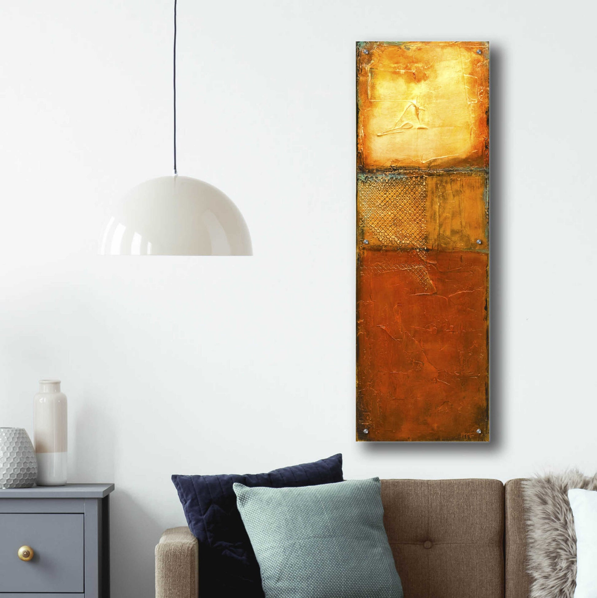 Epic Art 'Urban Zen II' by Erin Ashley, Acrylic Glass Wall Art,16x48