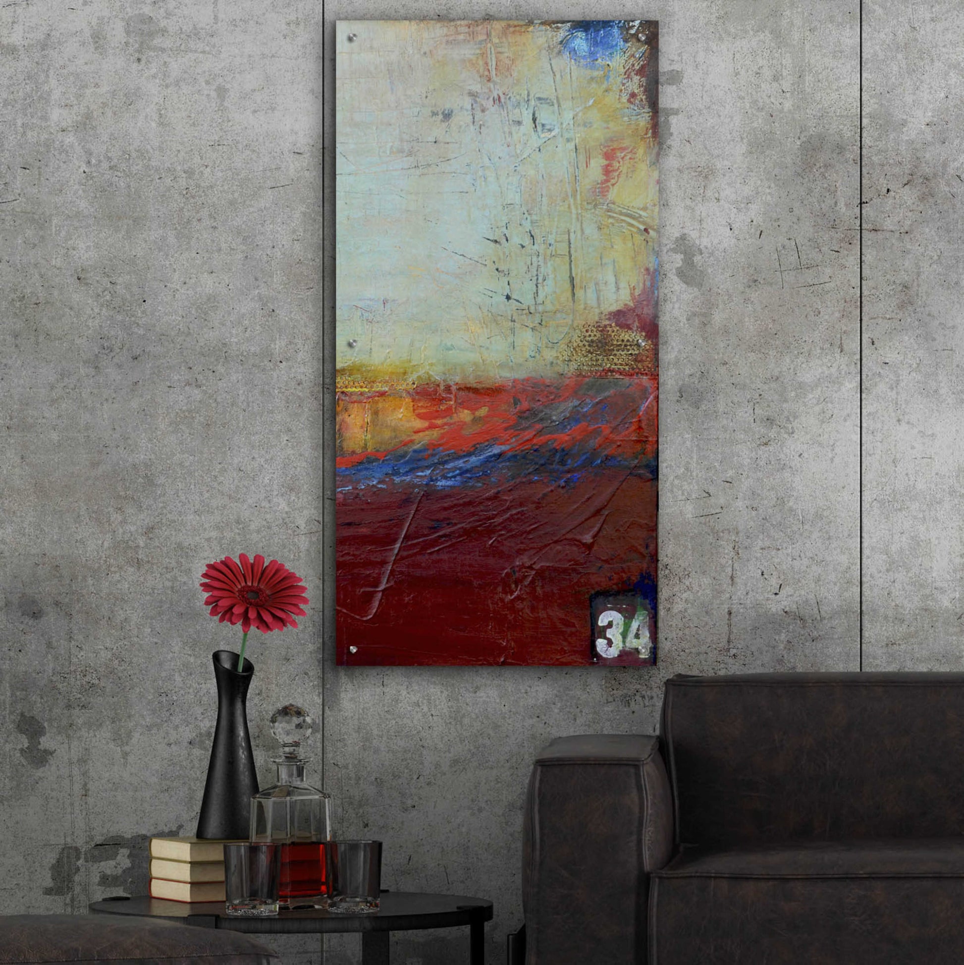 Epic Art 'Backstage 34 II' by Erin Ashley, Acrylic Glass Wall Art,24x48