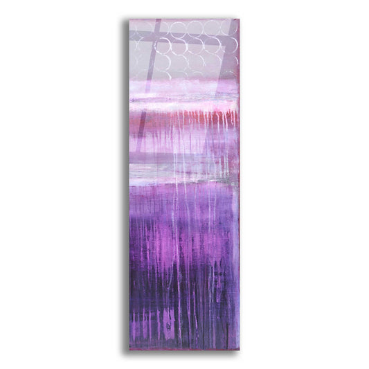 Epic Art 'Purple Rain II' by Erin Ashley, Acrylic Glass Wall Art