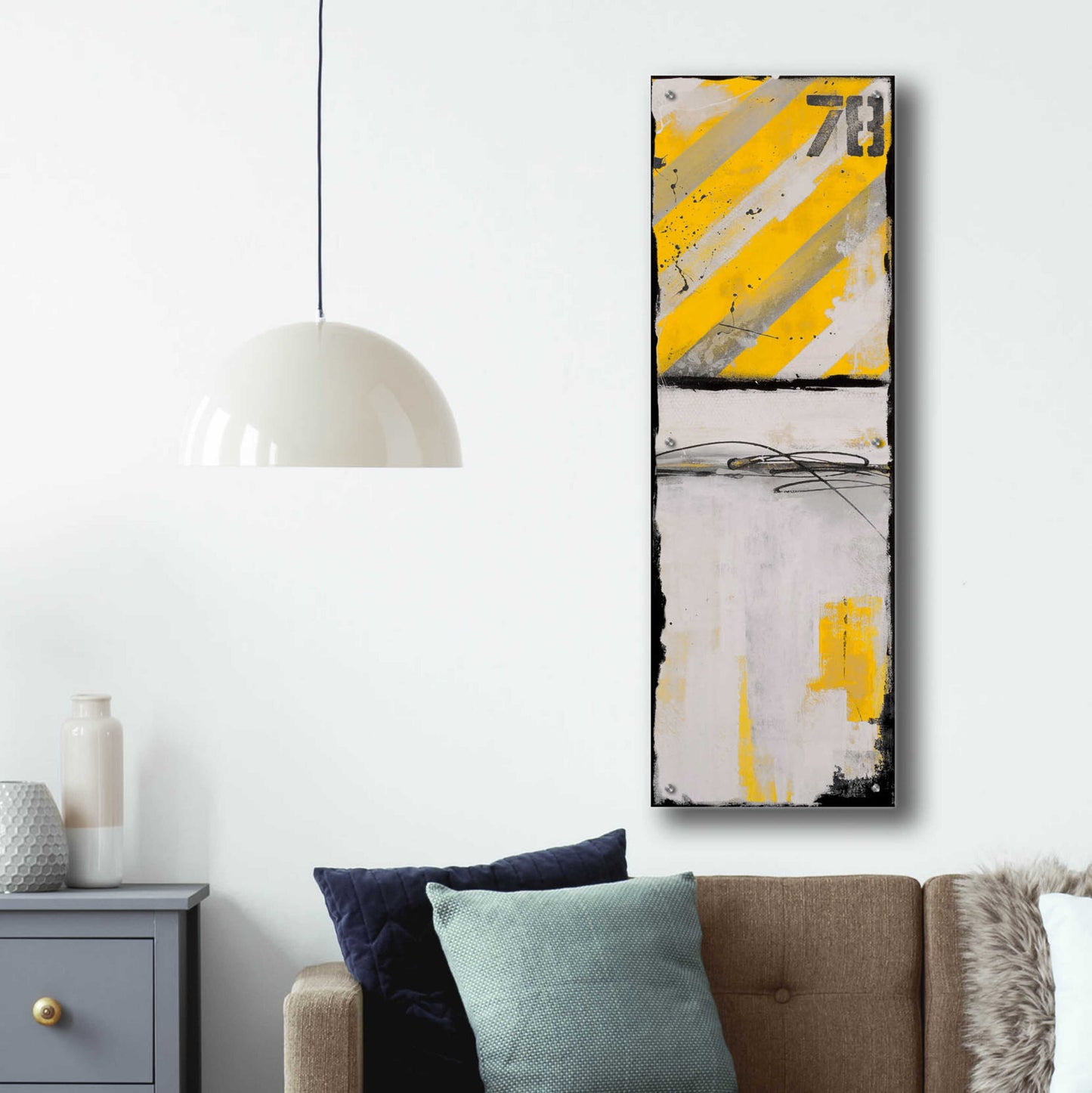 Epic Art 'Route 78 II' by Erin Ashley, Acrylic Glass Wall Art,16x48