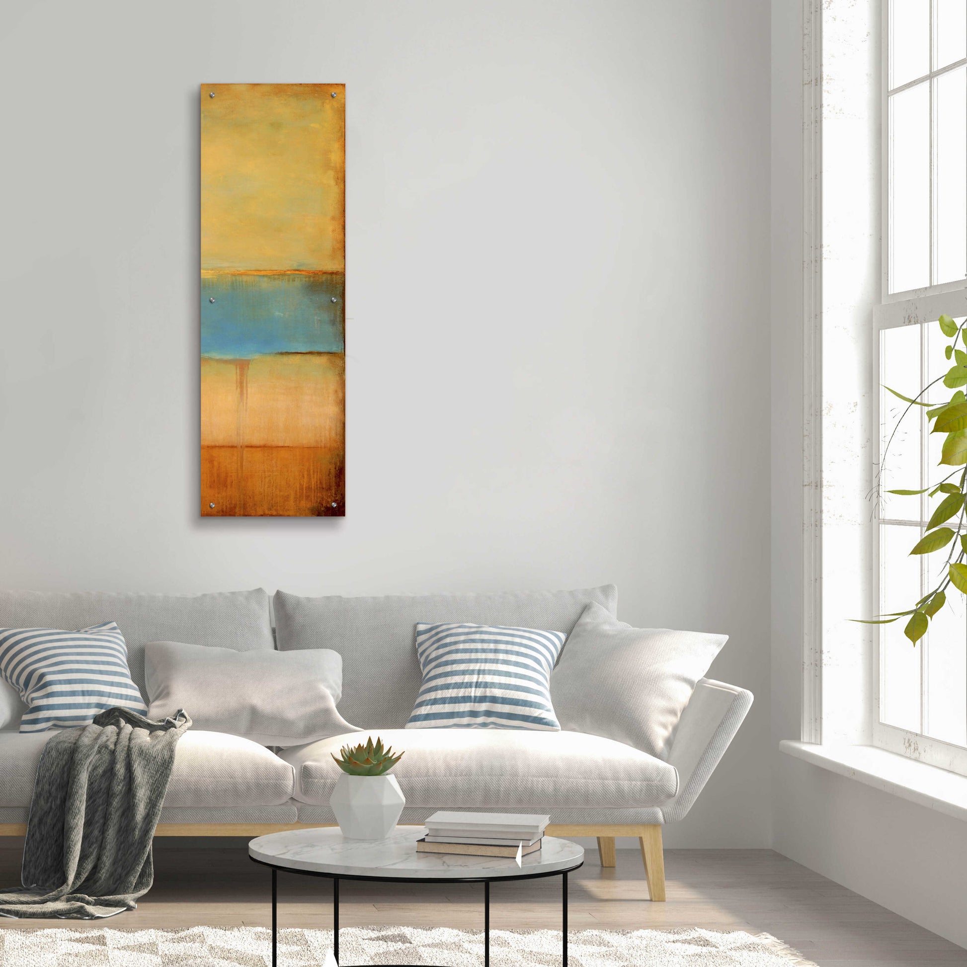 Epic Art 'Allure of the Seas II' by Erin Ashley, Acrylic Glass Wall Art,16x48