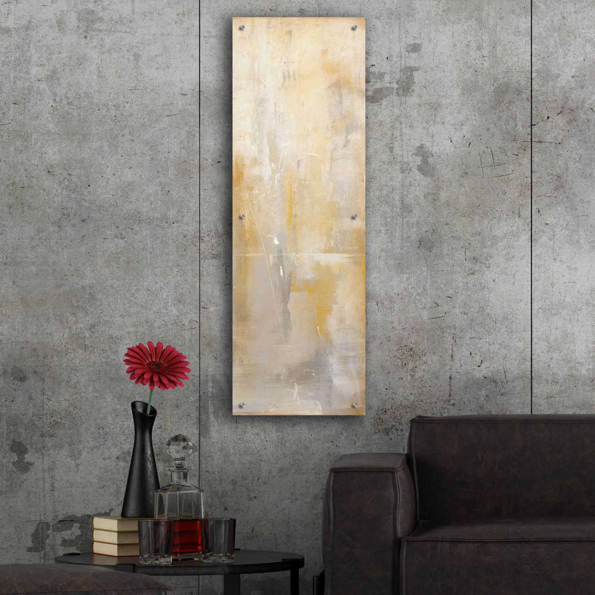 Epic Art 'Careless Whisper III' by Erin Ashley, Acrylic Glass Wall Art,16x48