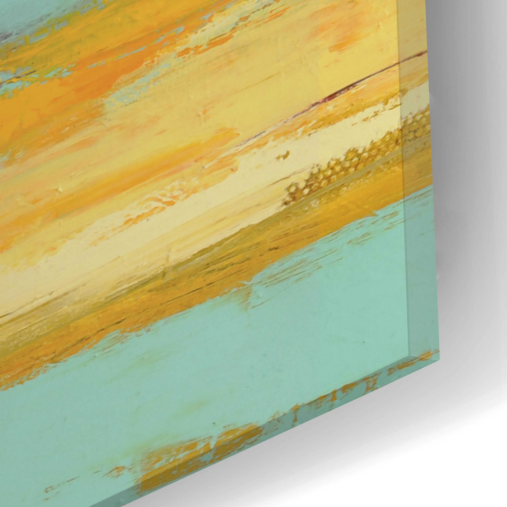 Epic Art 'Caribbean Sunrise I' by Erin Ashley, Acrylic Glass Wall Art,12x24