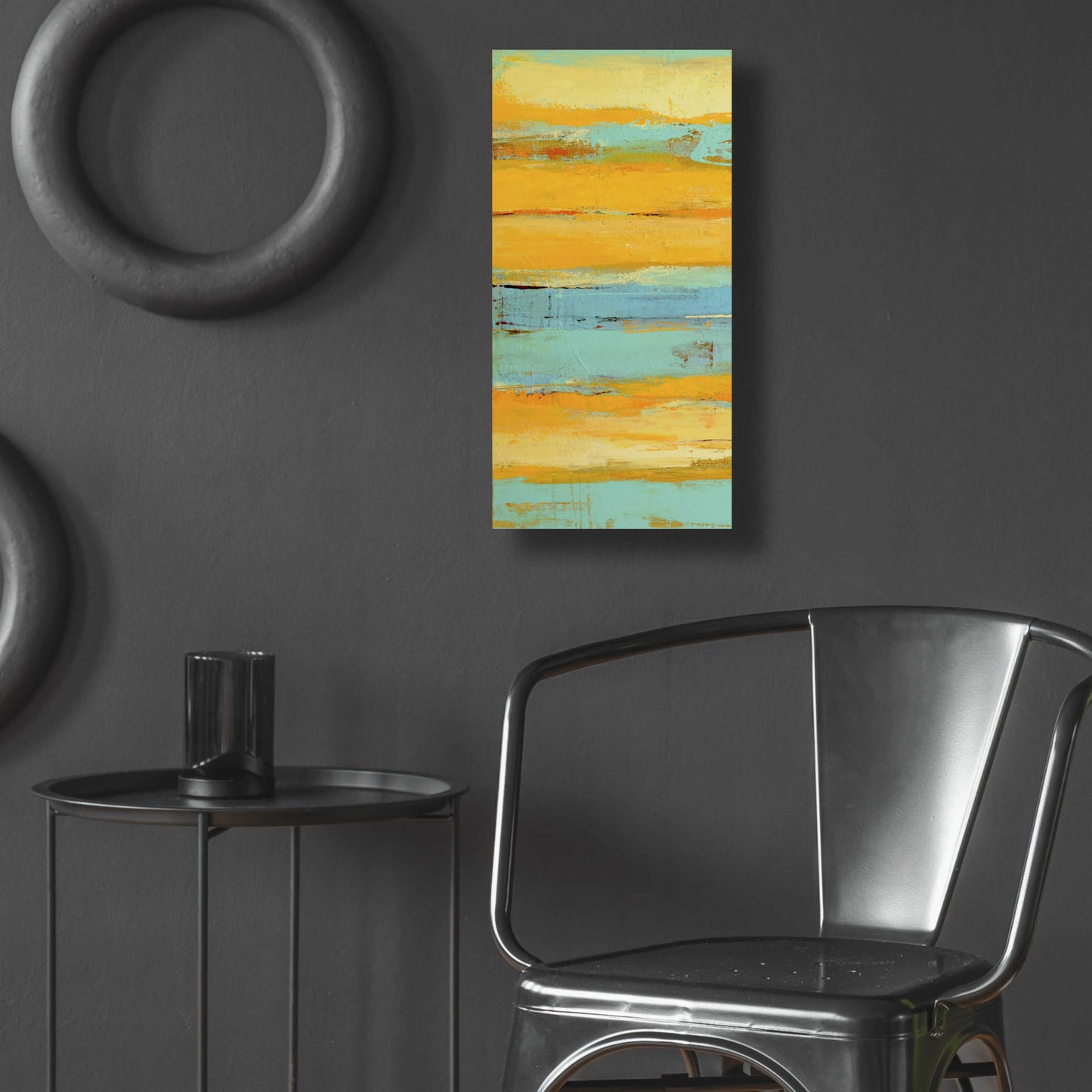 Epic Art 'Caribbean Sunrise I' by Erin Ashley, Acrylic Glass Wall Art,12x24