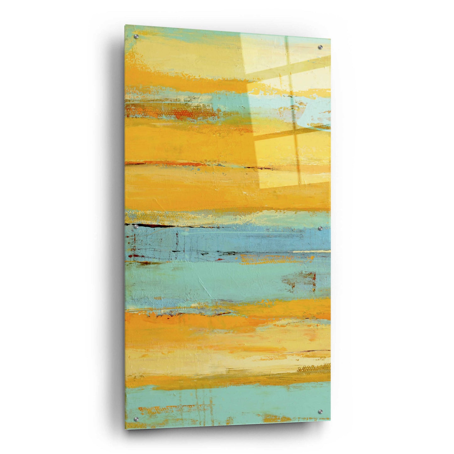 Epic Art 'Caribbean Sunrise I' by Erin Ashley, Acrylic Glass Wall Art,24x48